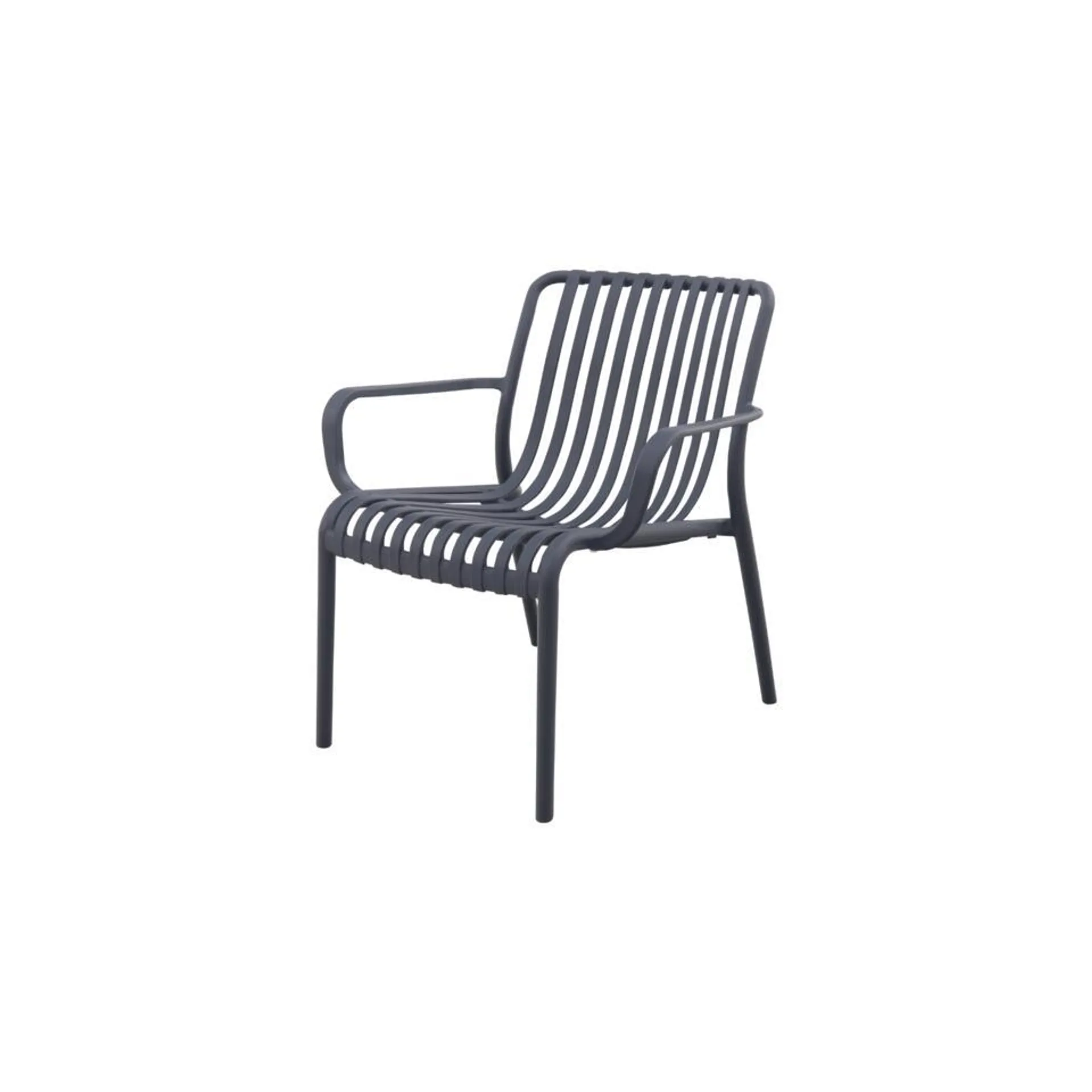 Stripe Loungestoel - Antraciet