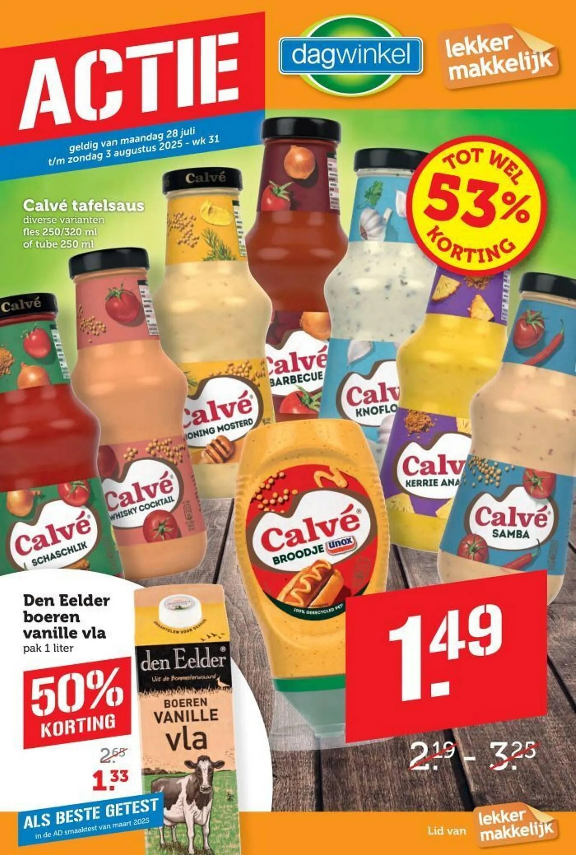 Dagwinkel folder van 28 juli tot 3 augustus 2025 - Folder pagina 1