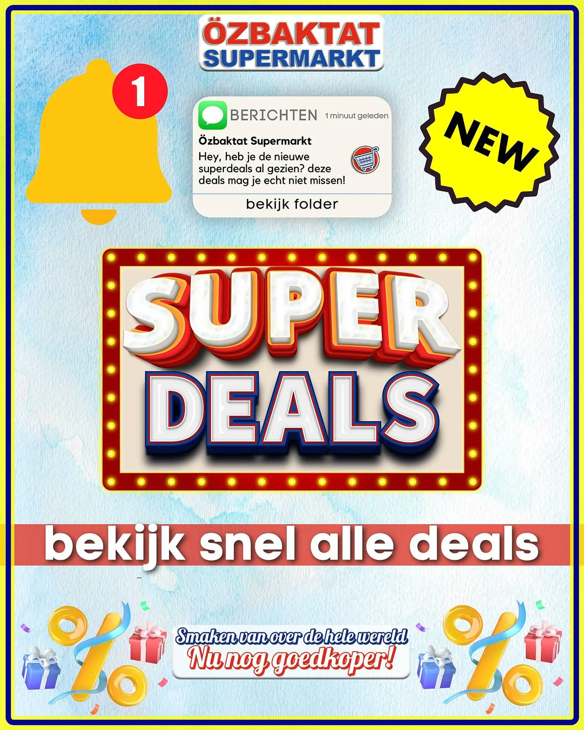 Özbaktat Supermarkt folder van 24 juni tot 10 augustus 2025 - Folder pagina 1