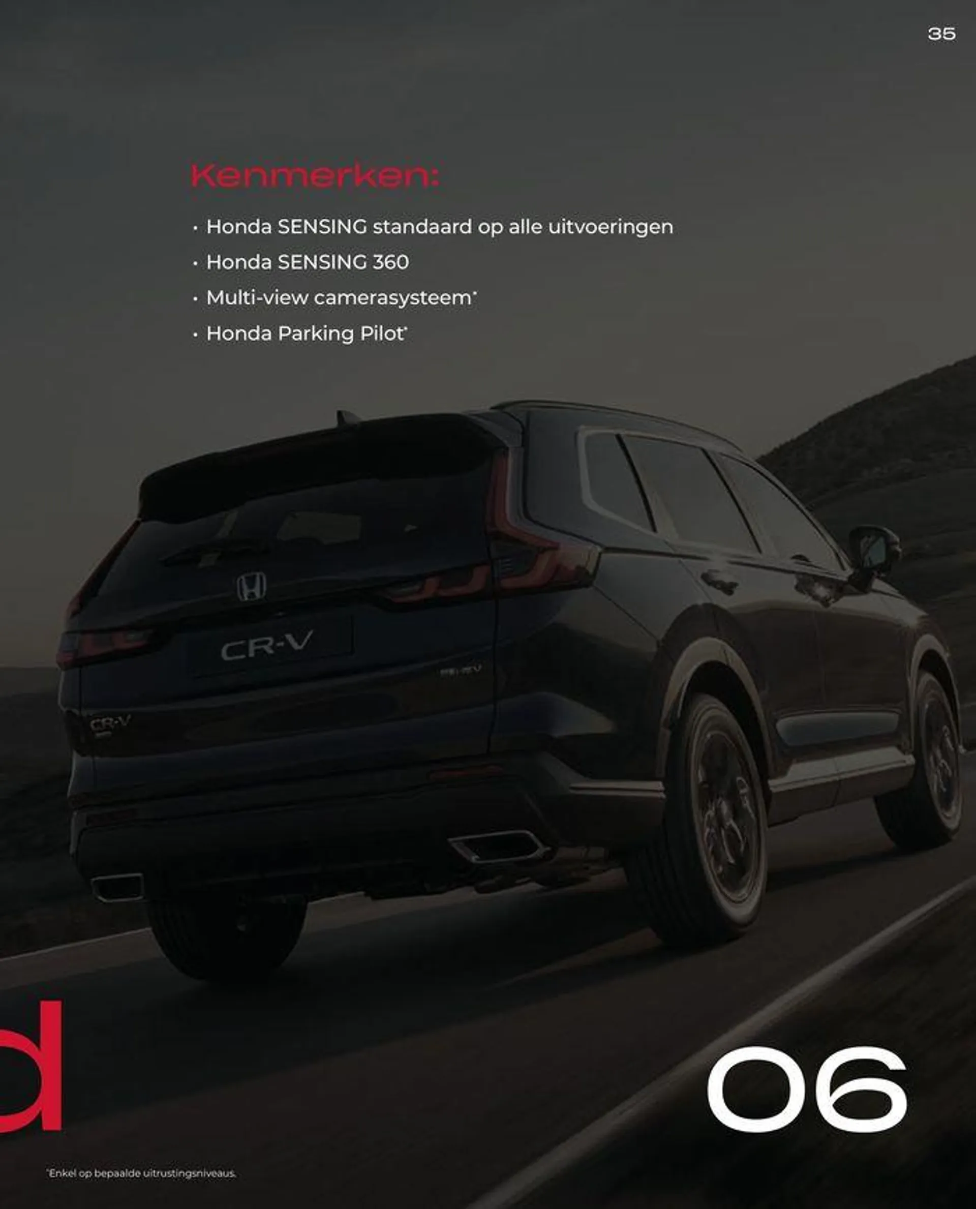 Honda CR-V e:HEV &amp; e:PHEV — Brochure van 28 juni tot 12 juli 2024 - Folder pagina 35