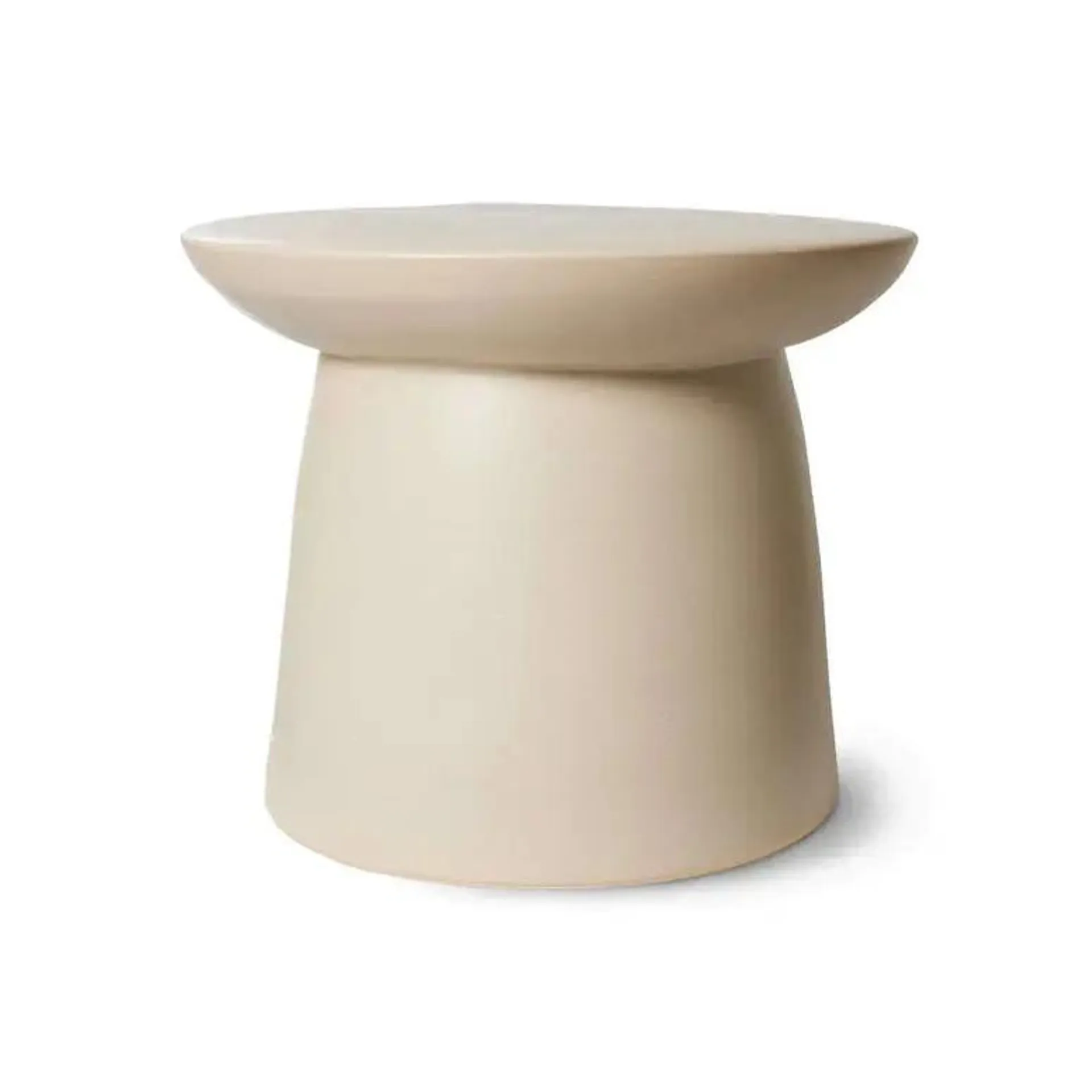 Bijzettafel - Earthenware - Cream