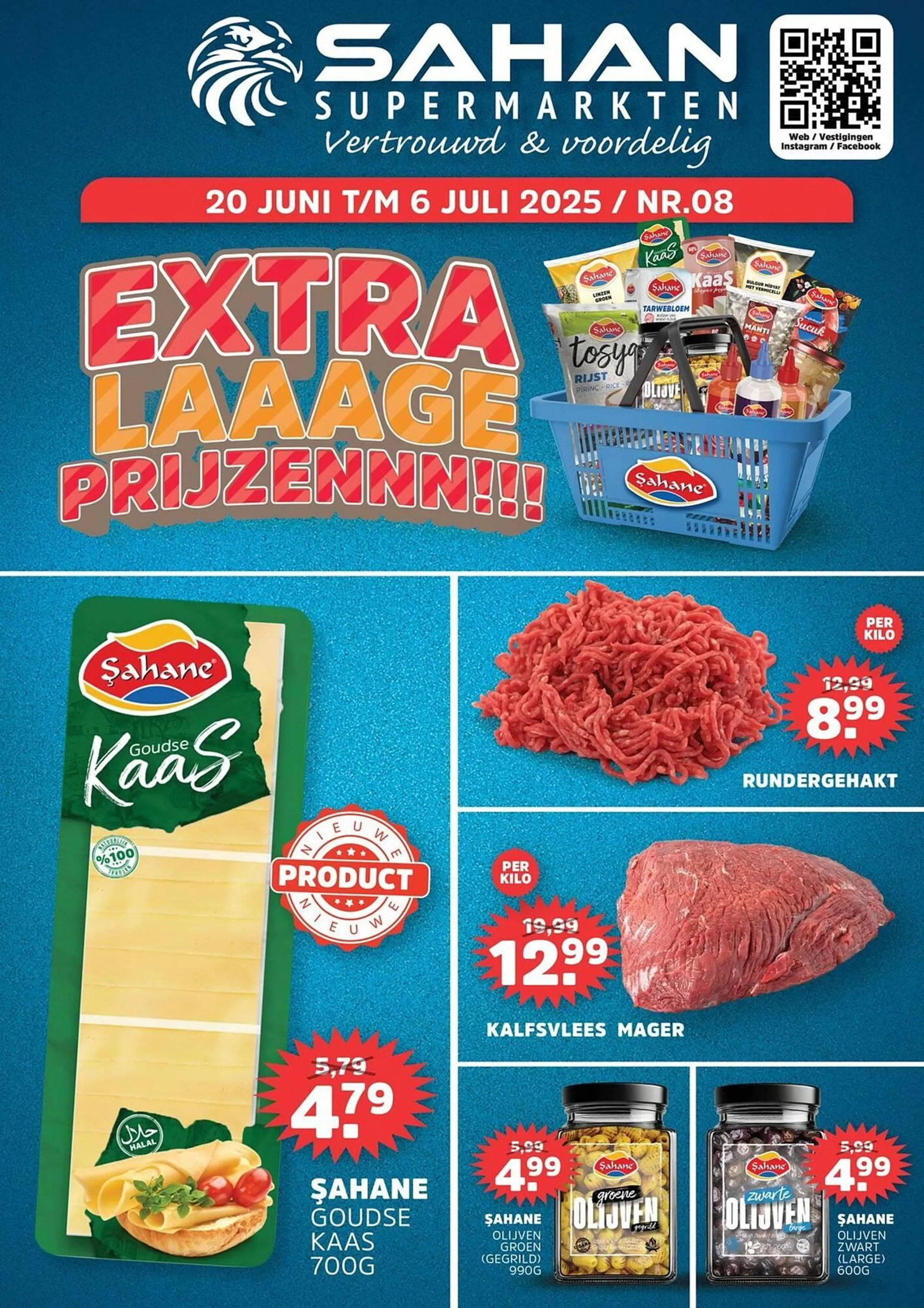 Sahan Supermarkten folder van 26 juni tot 6 juli 2025 - Folder pagina 1