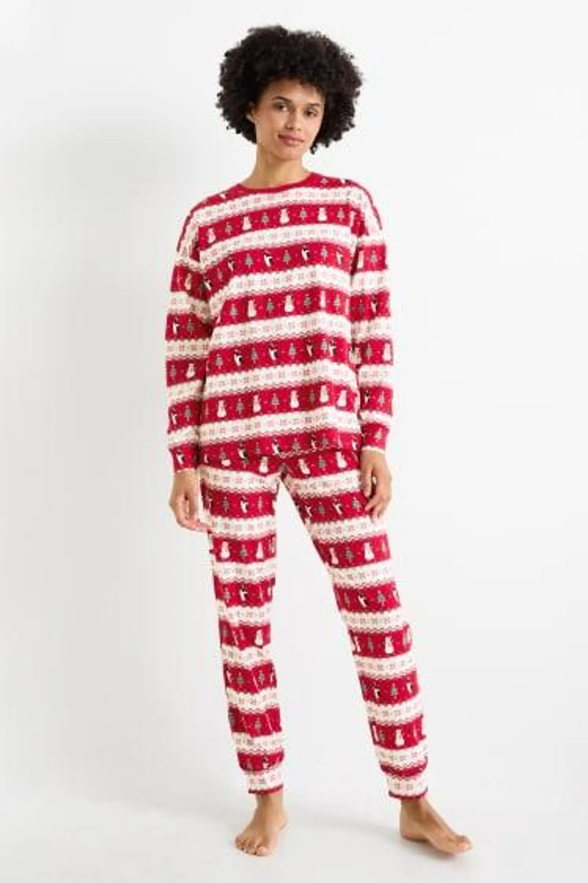 Christmas pyjamas - striped