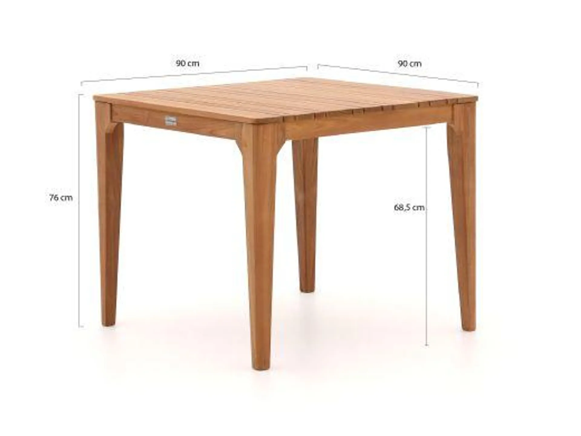Bellagio Berbaro/Bruca 90cm dining tuinset 3-delig stapelbaar