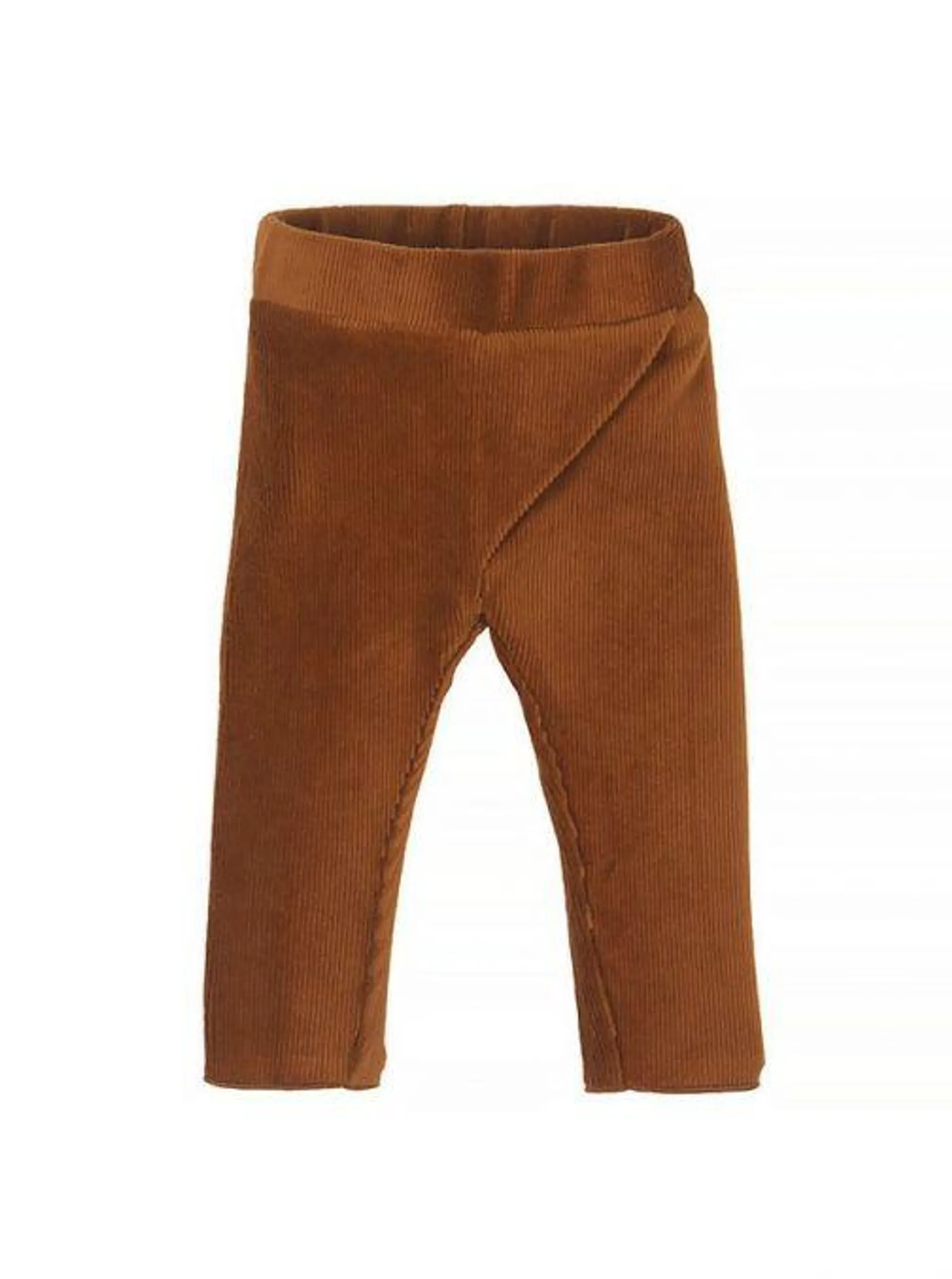 Nanami Baby Rib Velvet Pants Caramel