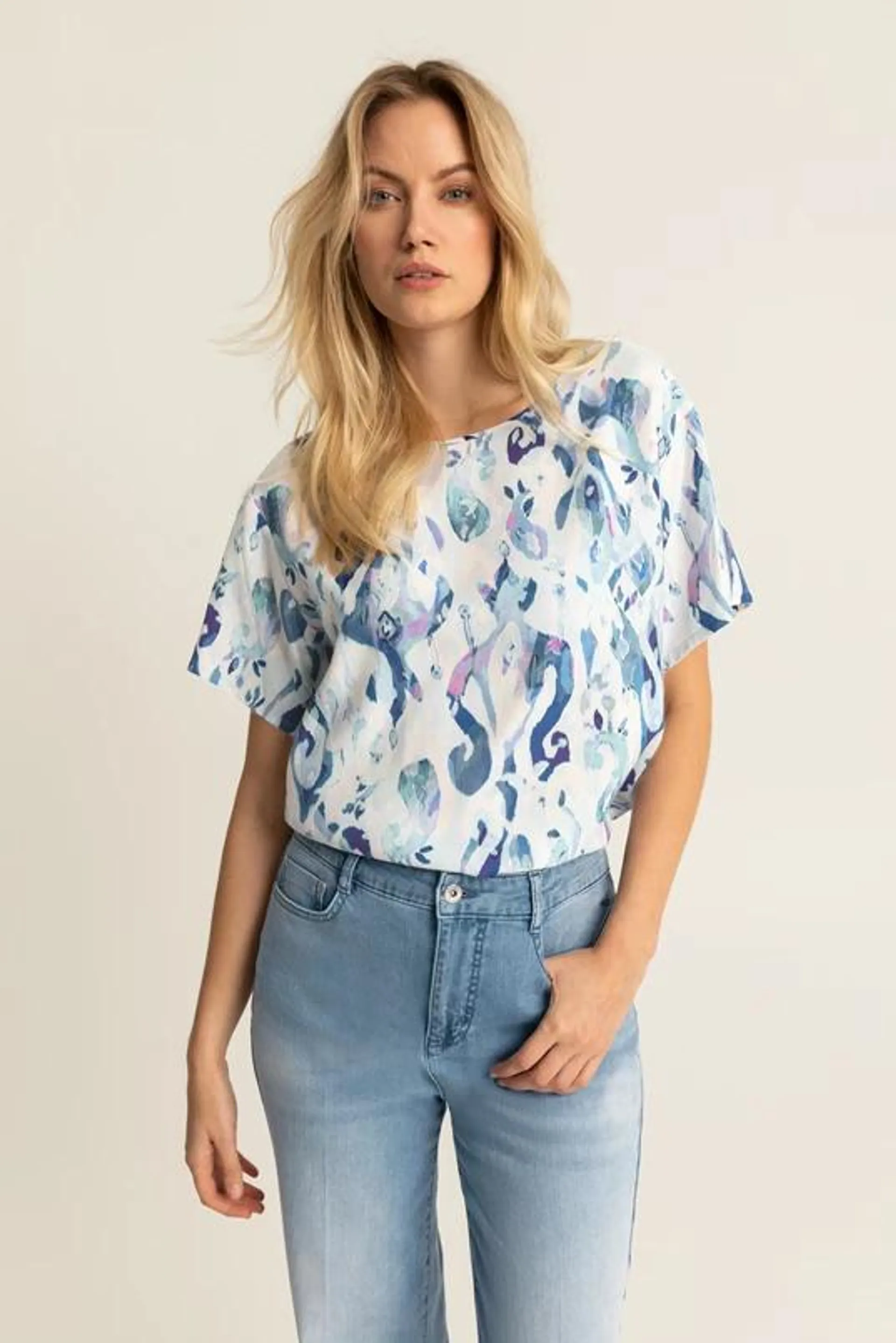 Multicolour print top