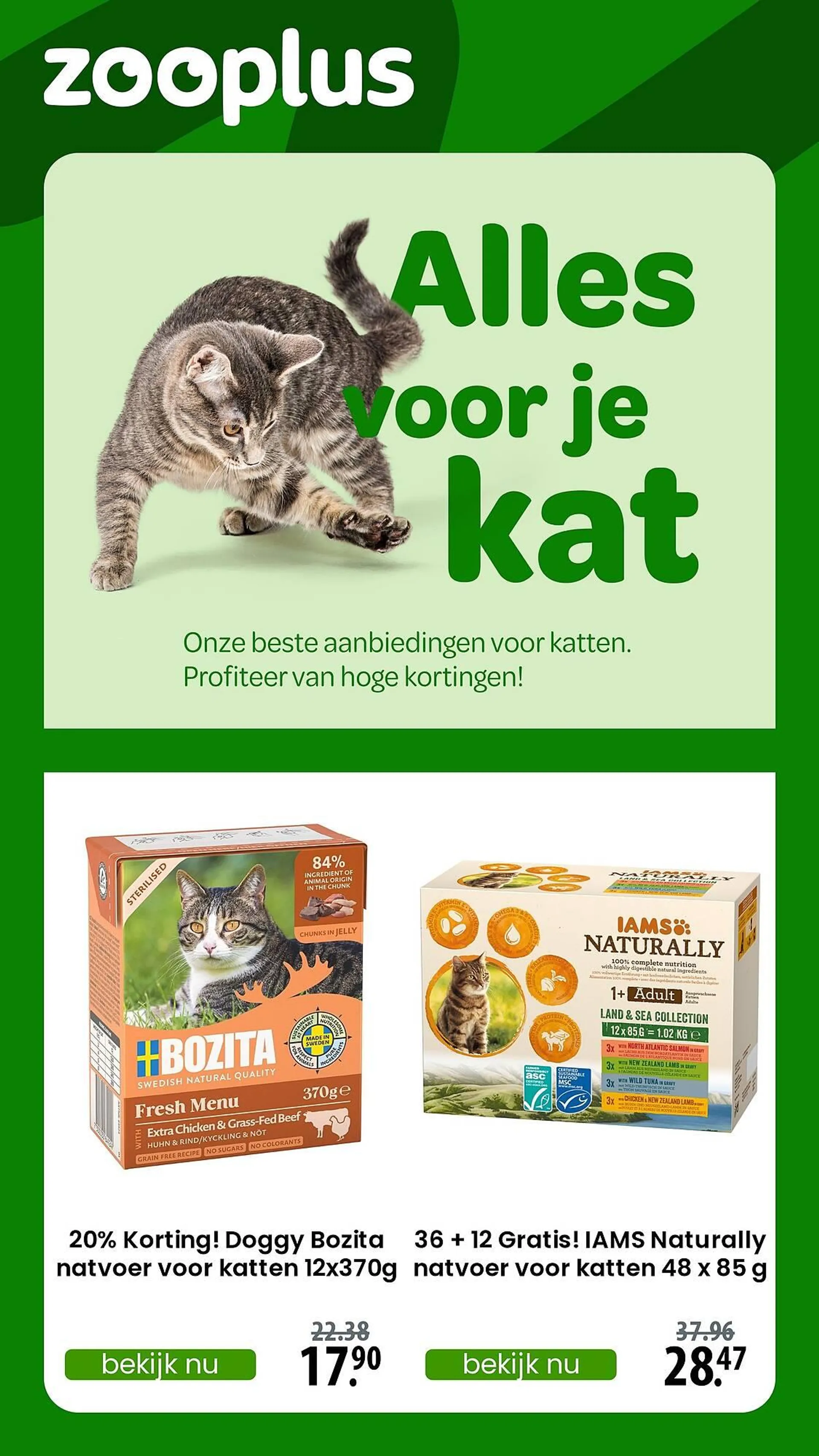 Zooplus folder van 15 juni tot 21 juni 2025 - Folder pagina 1