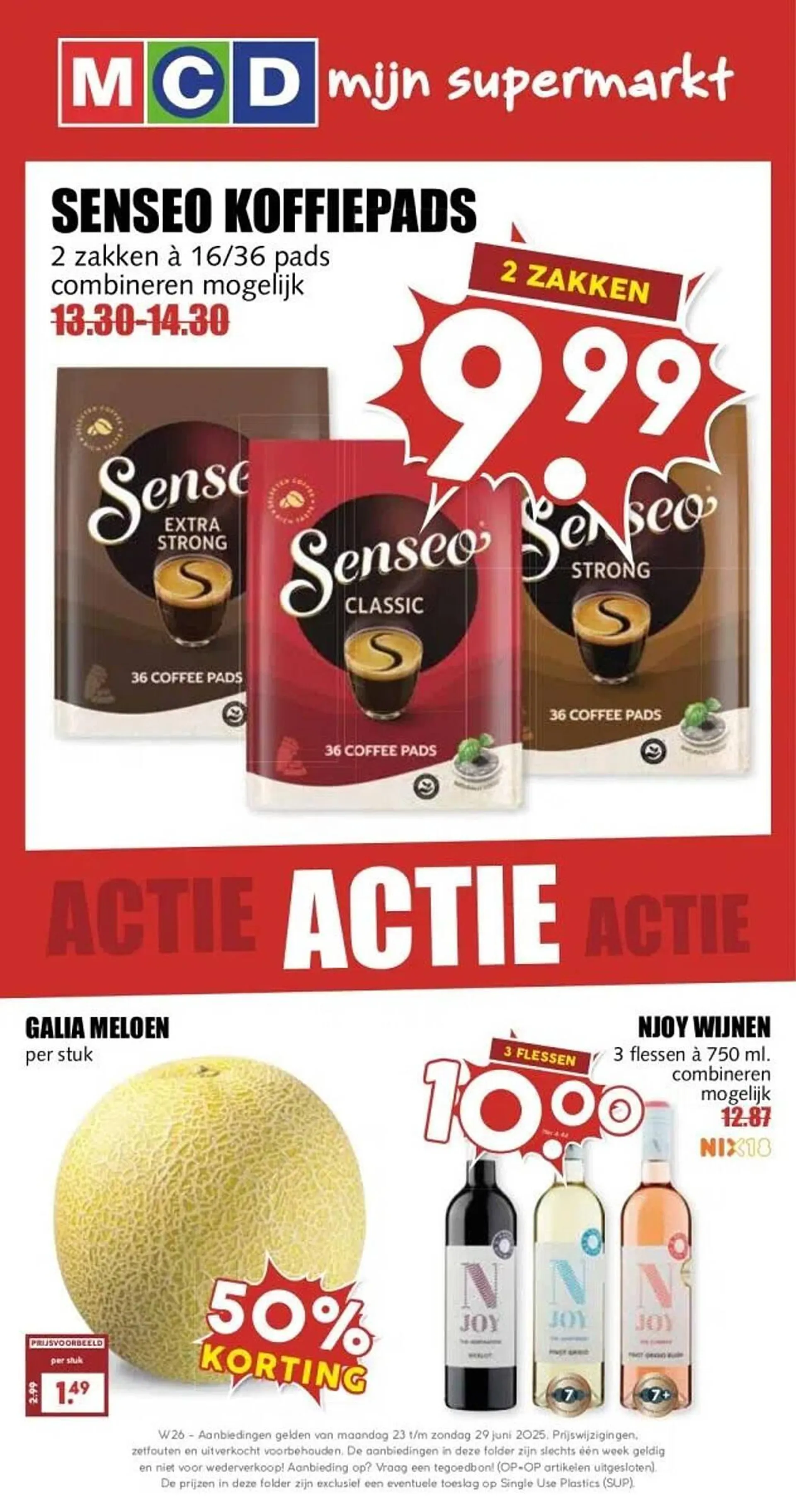 MCD Supermarkt folder van 23 juni tot 29 juni 2025 - Folder pagina 1