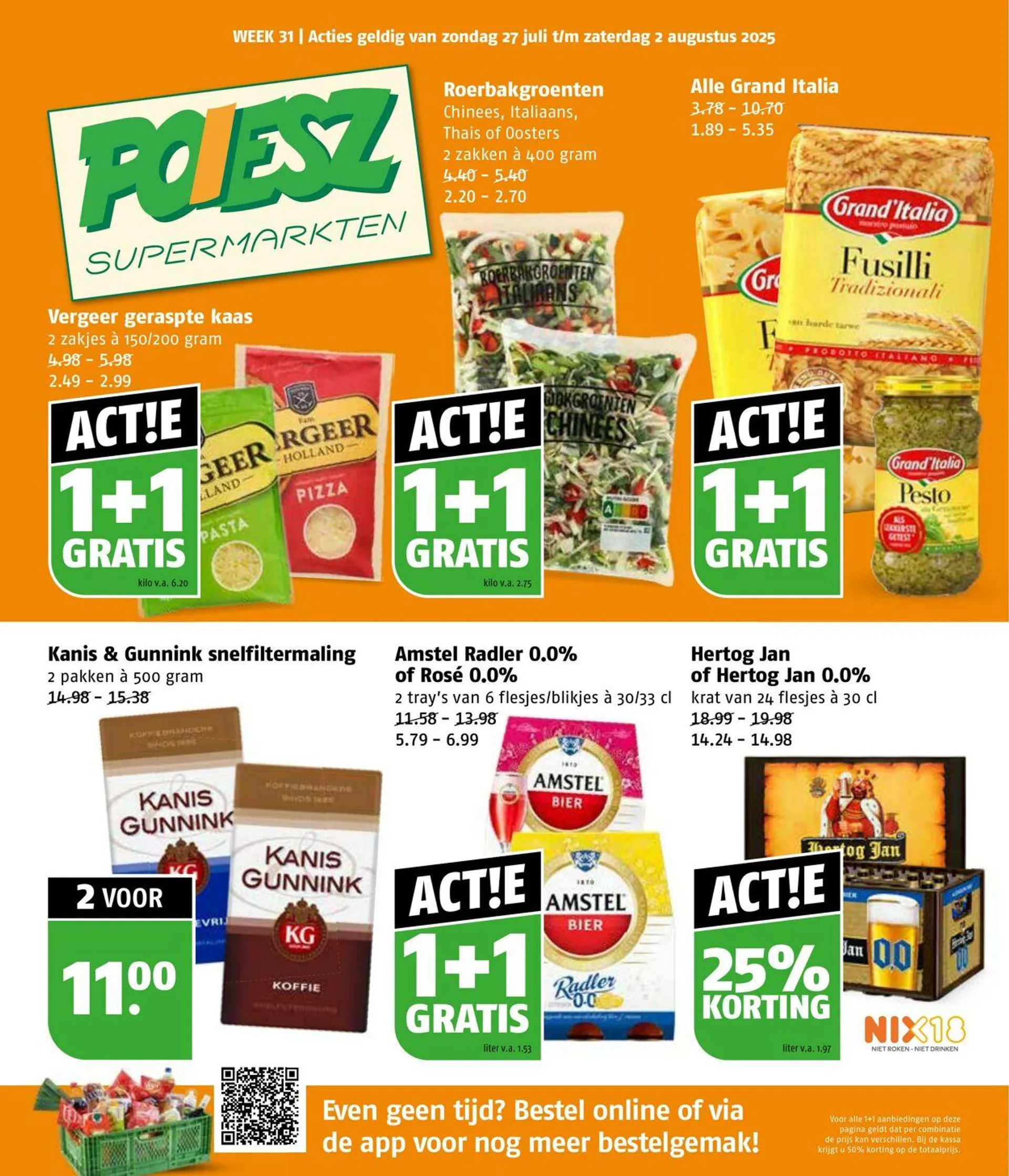 Poiesz Actuele folder van 28 juli tot 3 augustus 2025 - Folder pagina 1