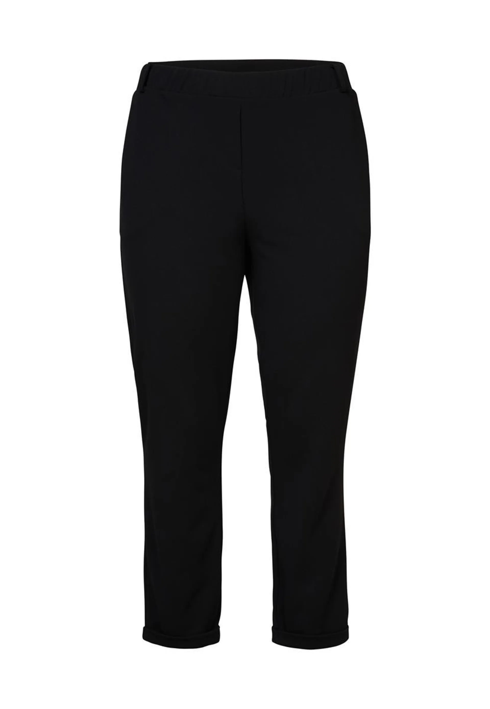 Broek 'Janine' scuba 7/8 zwart