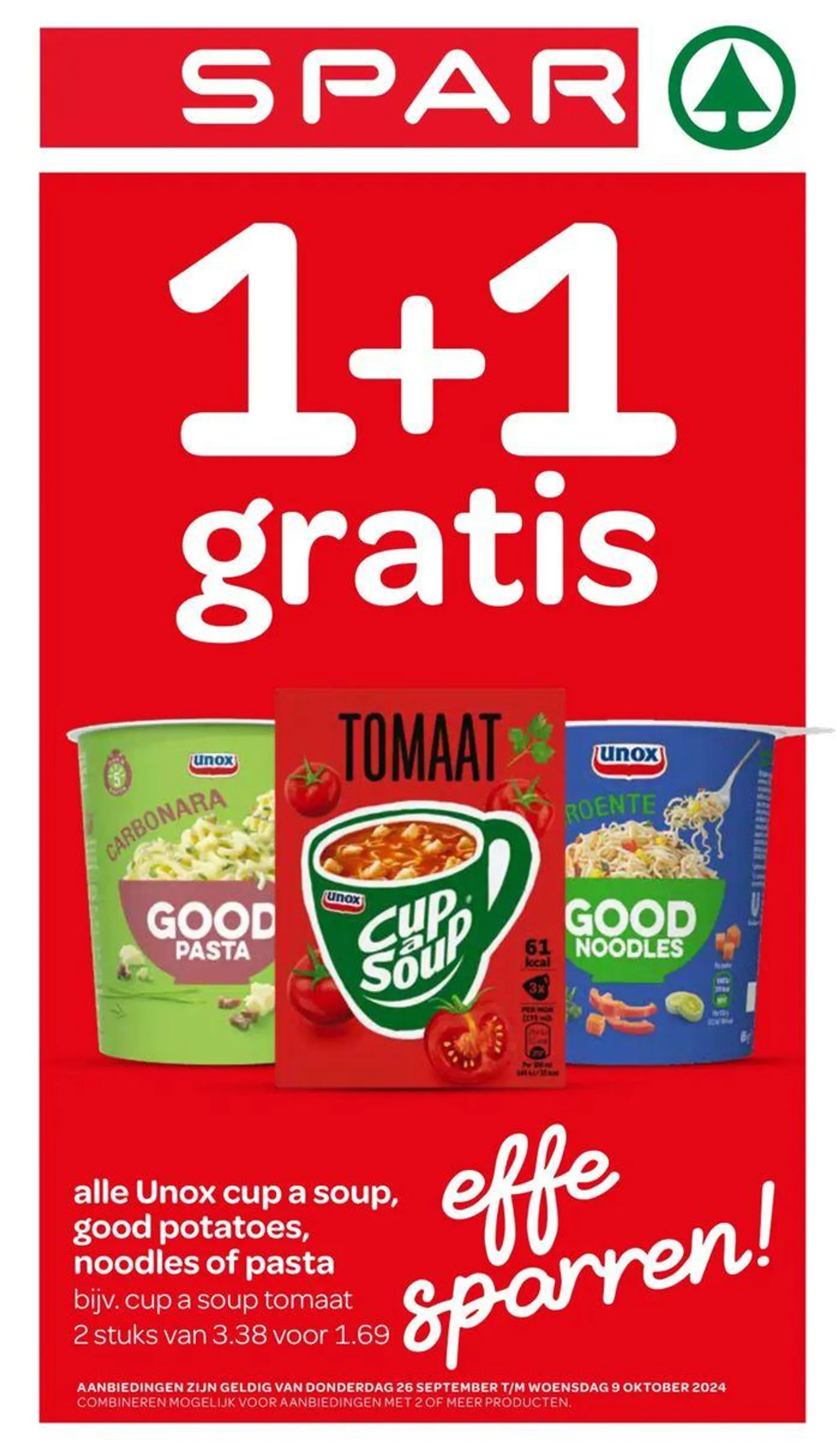 Spar 1+1 Gratis - 1