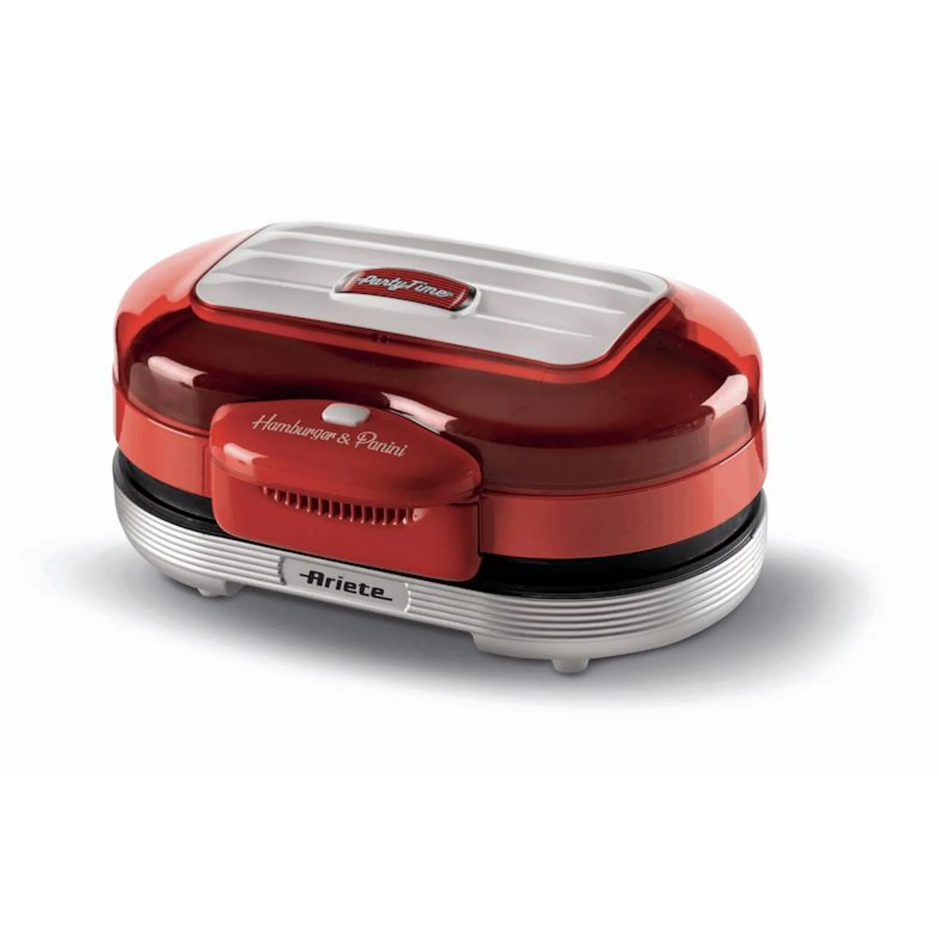 Ariete 205R Party Time 2 in 1 hamburger maker, 1200 watt - Bereidt 2 heerlijke hamburgers in slechts 5 minuten