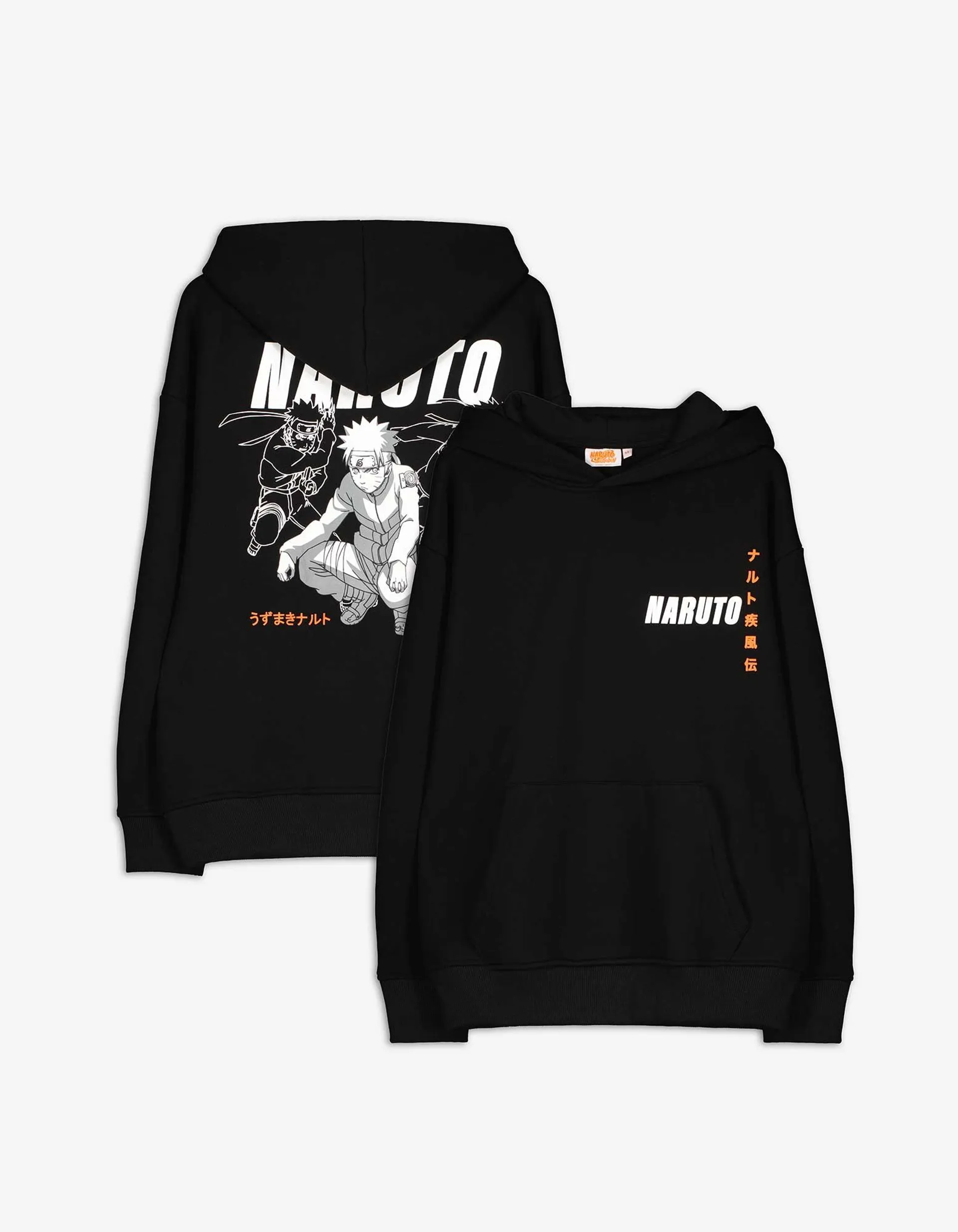 Hoodie - Naruto - schwarz