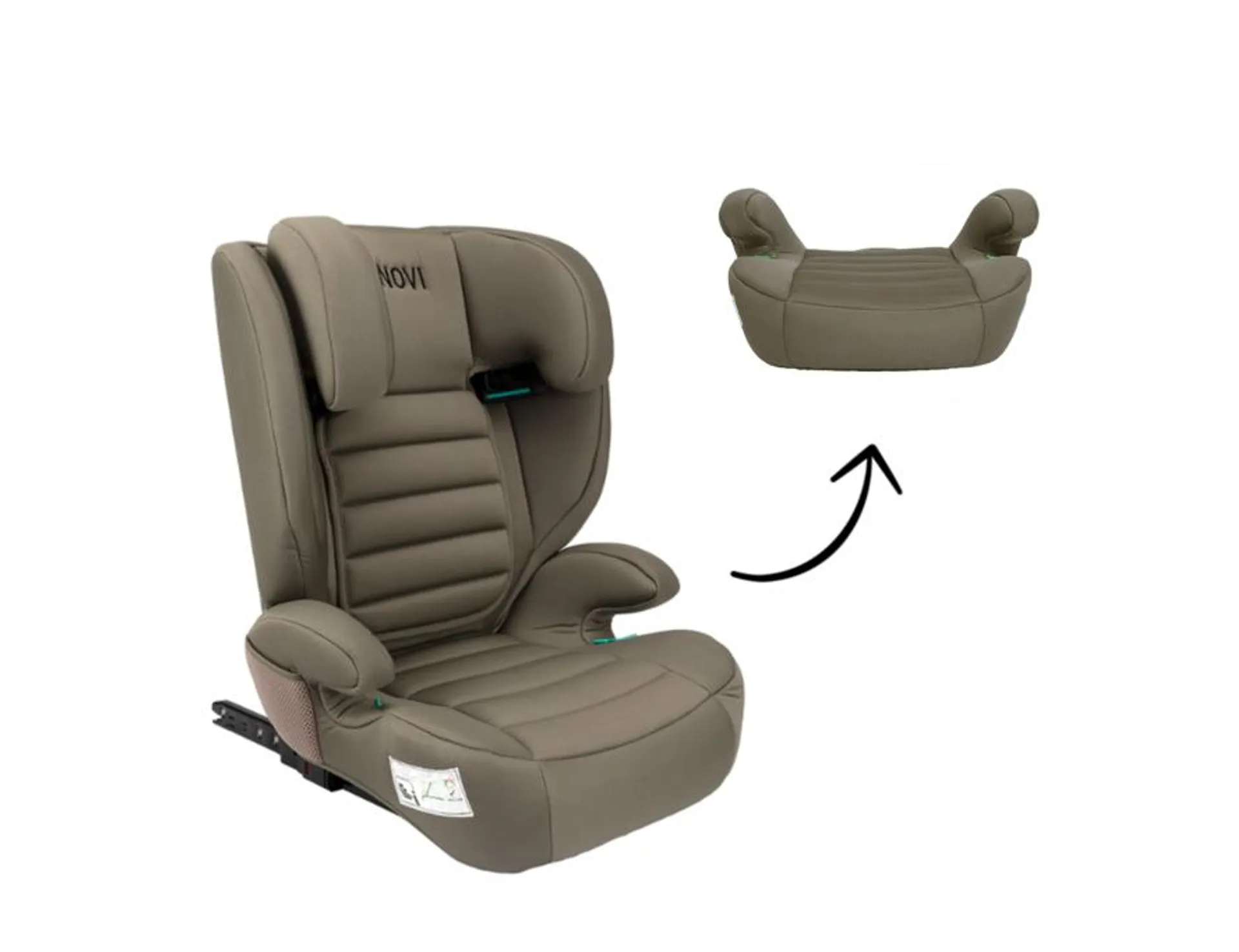 Autostoel Novi Baby® James Premium i-Size Isofix Dark Taupe