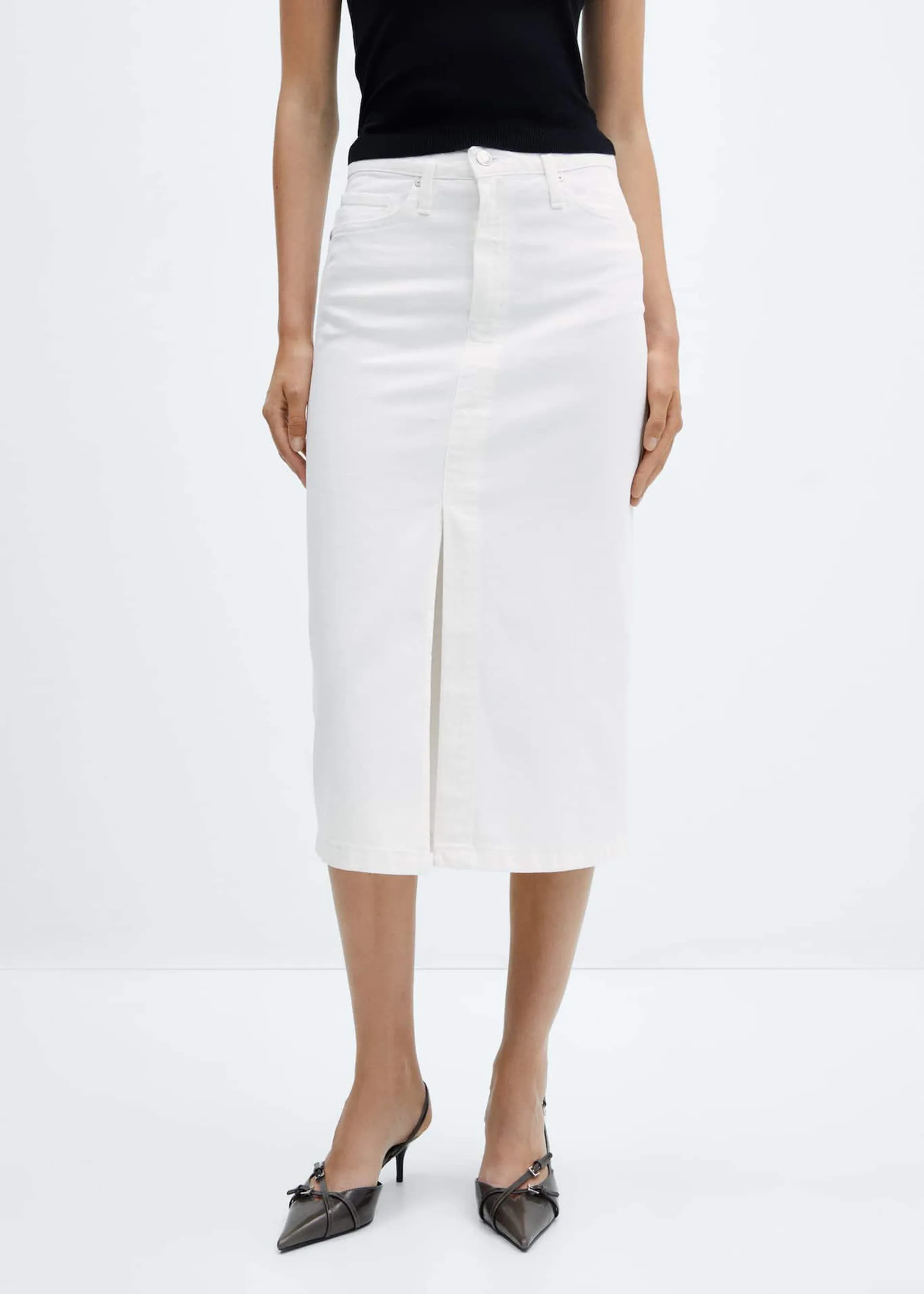 Denim midirok