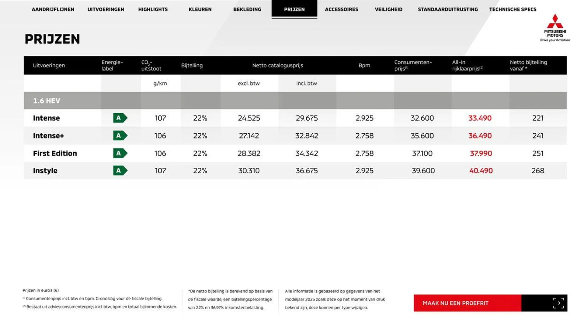 Mitsubishi Asx! van 9 augustus tot 9 augustus 2025 - Folder pagina 13