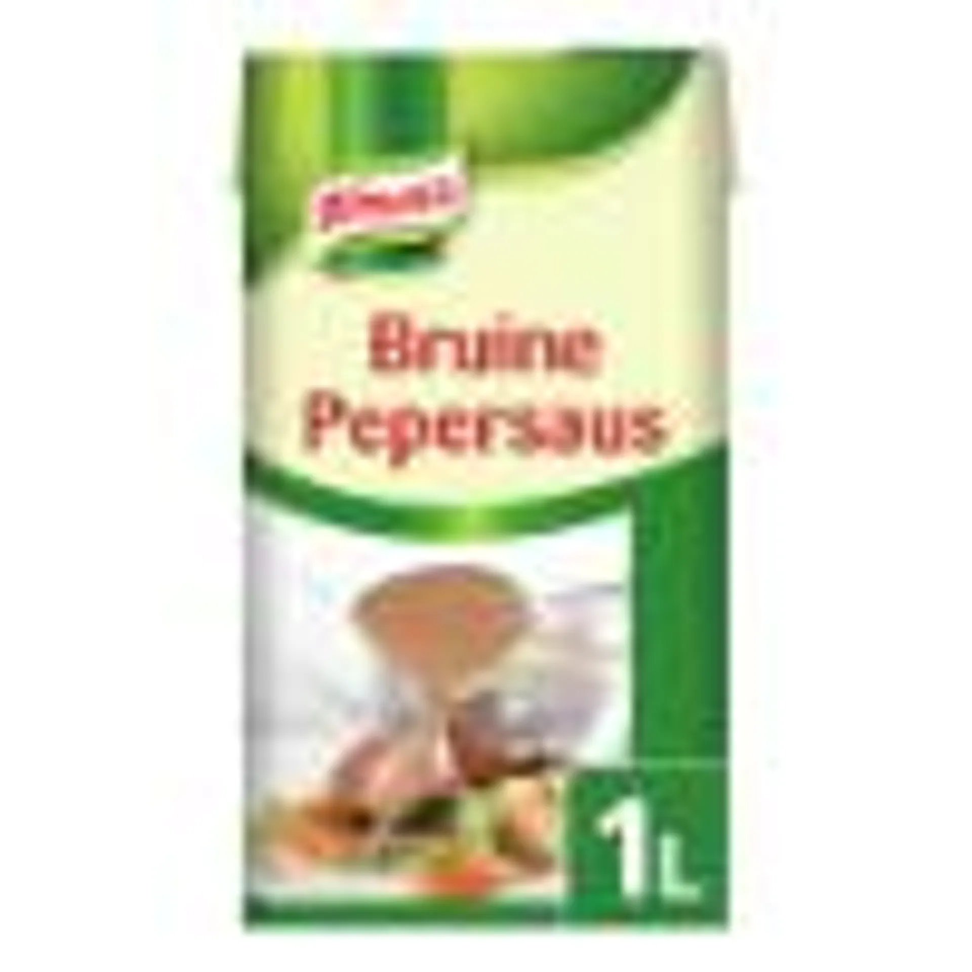 Bruine peper saus