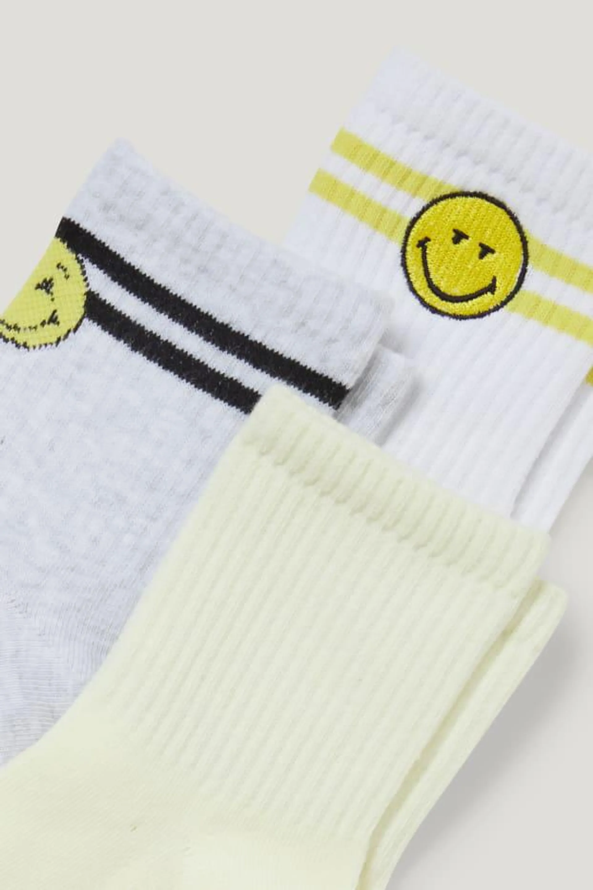 Set van 3 paar - sokken met motief - SmileyWorld®