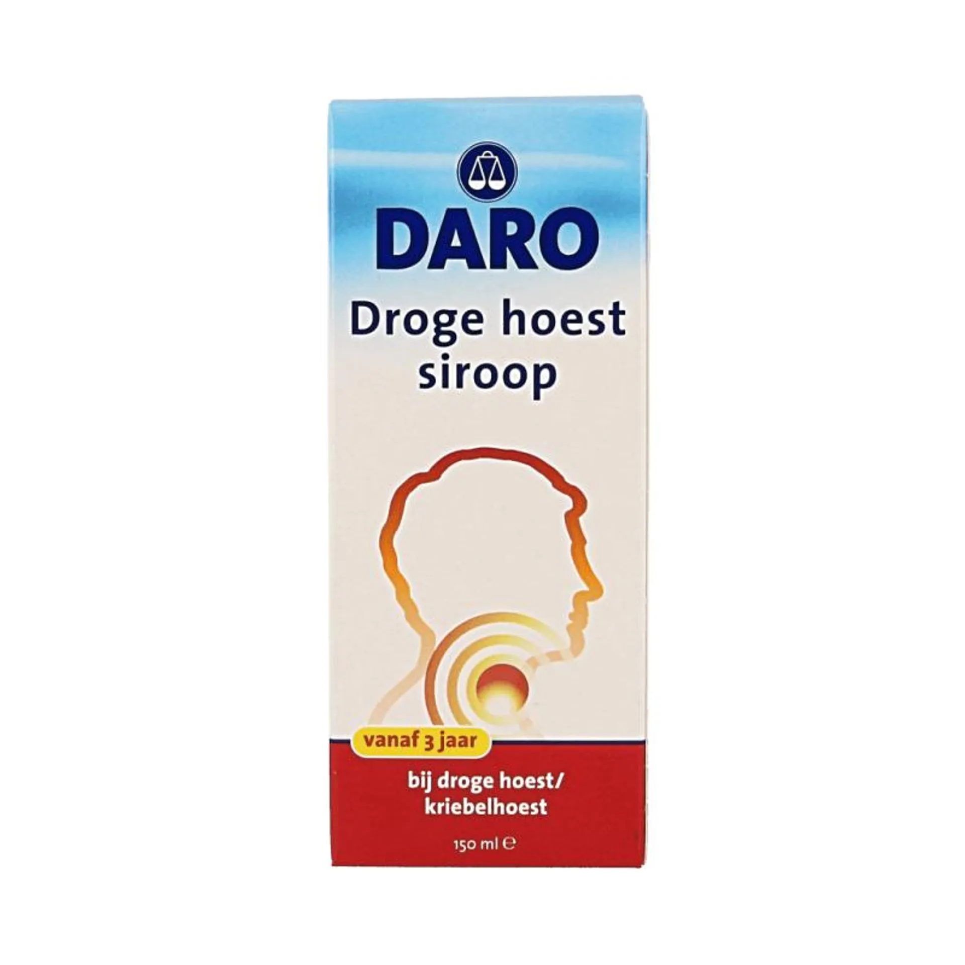 Daro Droge hoest siroop 150 milliliter