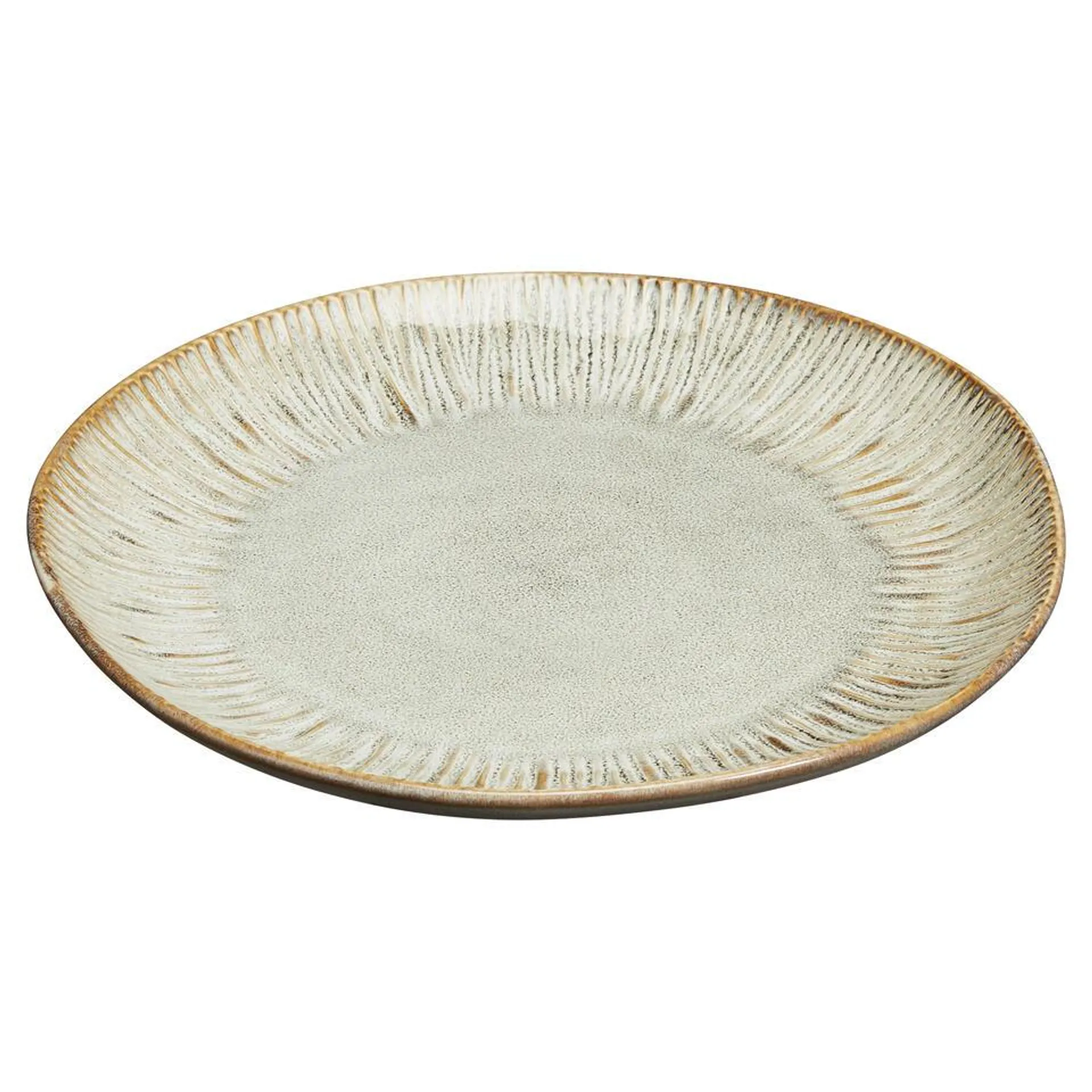 Dinerbord Nordic Print Beige - ø 27 cm