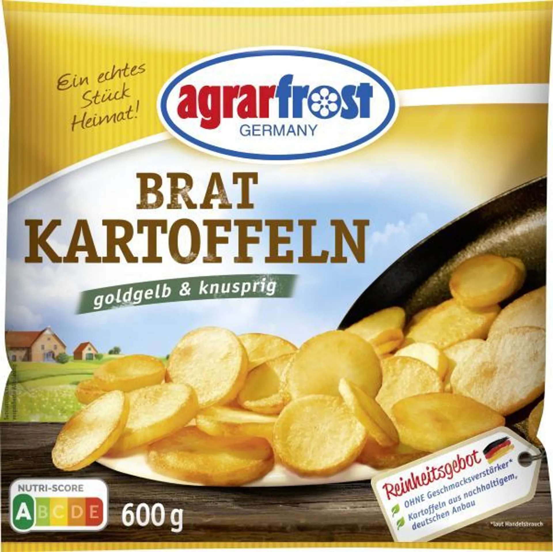 Agrarfrost Bratkartoffeln 600 g