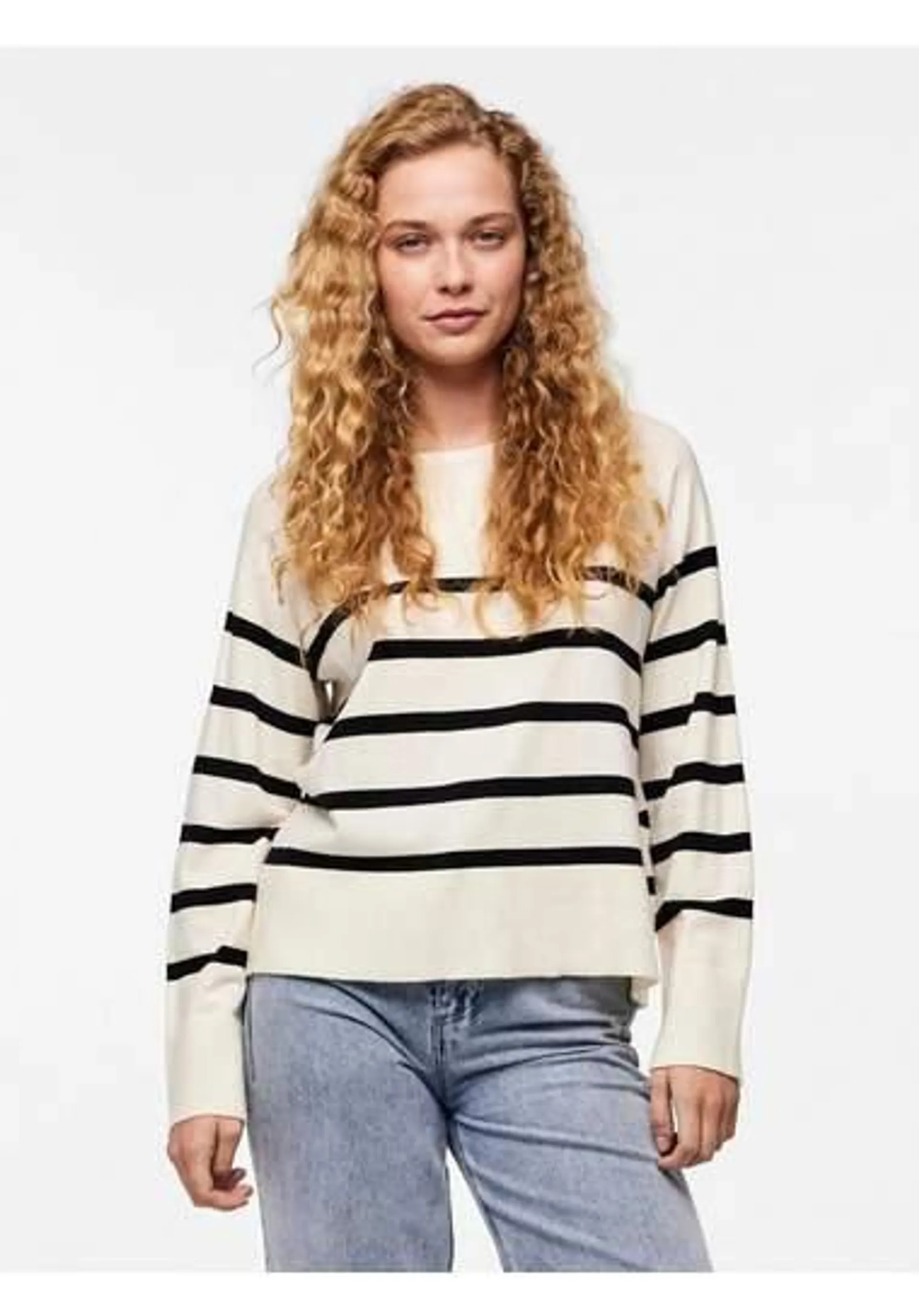 pieces Trui met ronde hals PCSIA LS KNIT NOOS BC