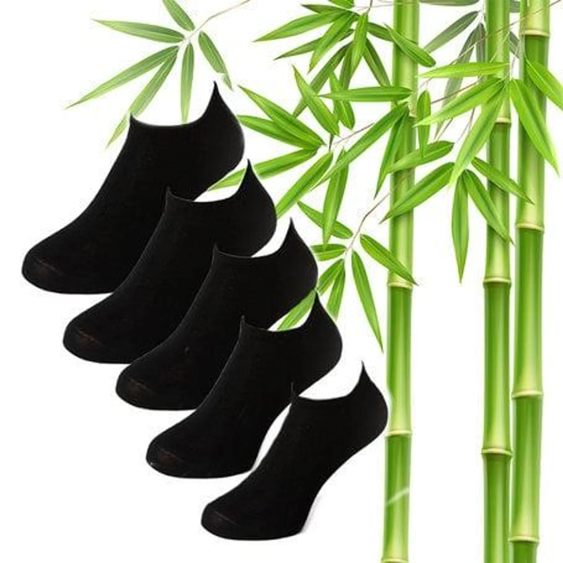 5-PACK Bamboo Sneaker Sokken