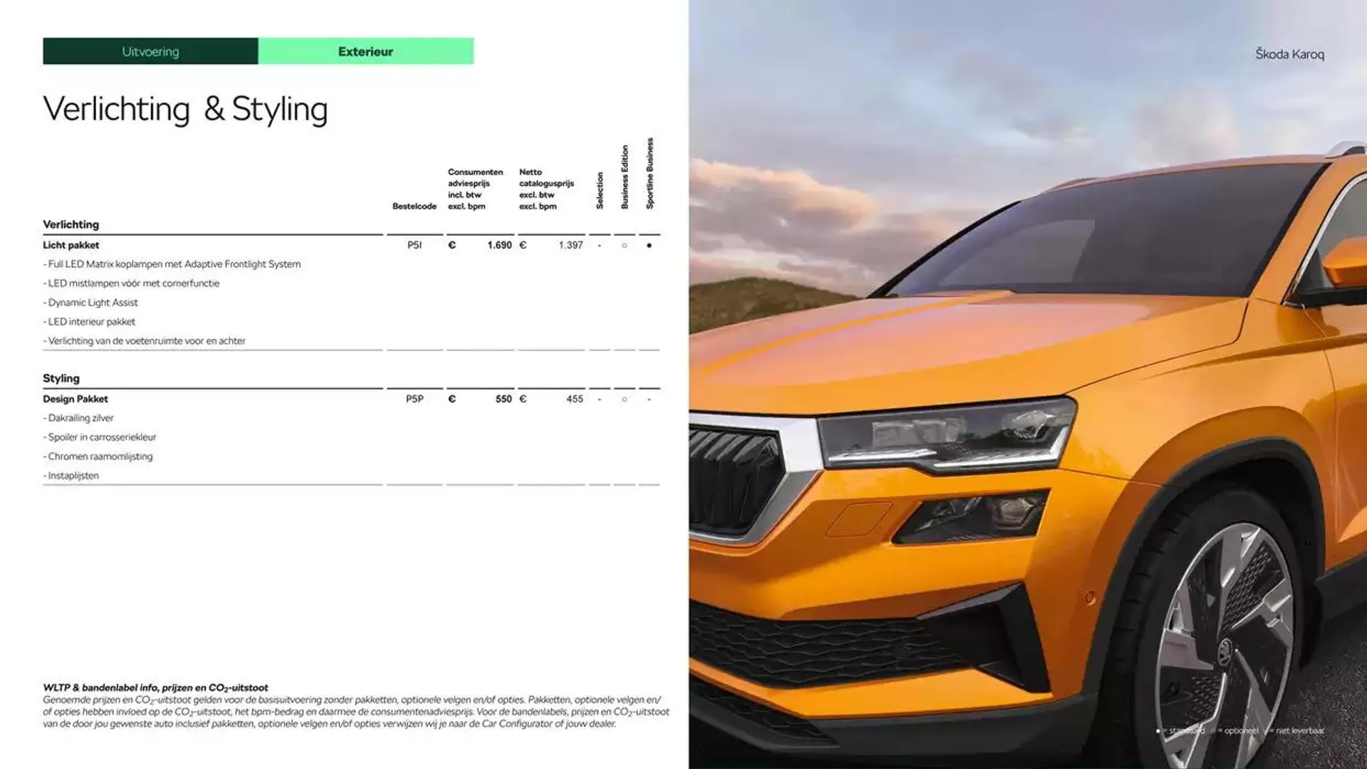 Škoda Karoq prijslijst per 15 augustus 2024 van 22 oktober tot 22 oktober 2025 - Folder pagina 10