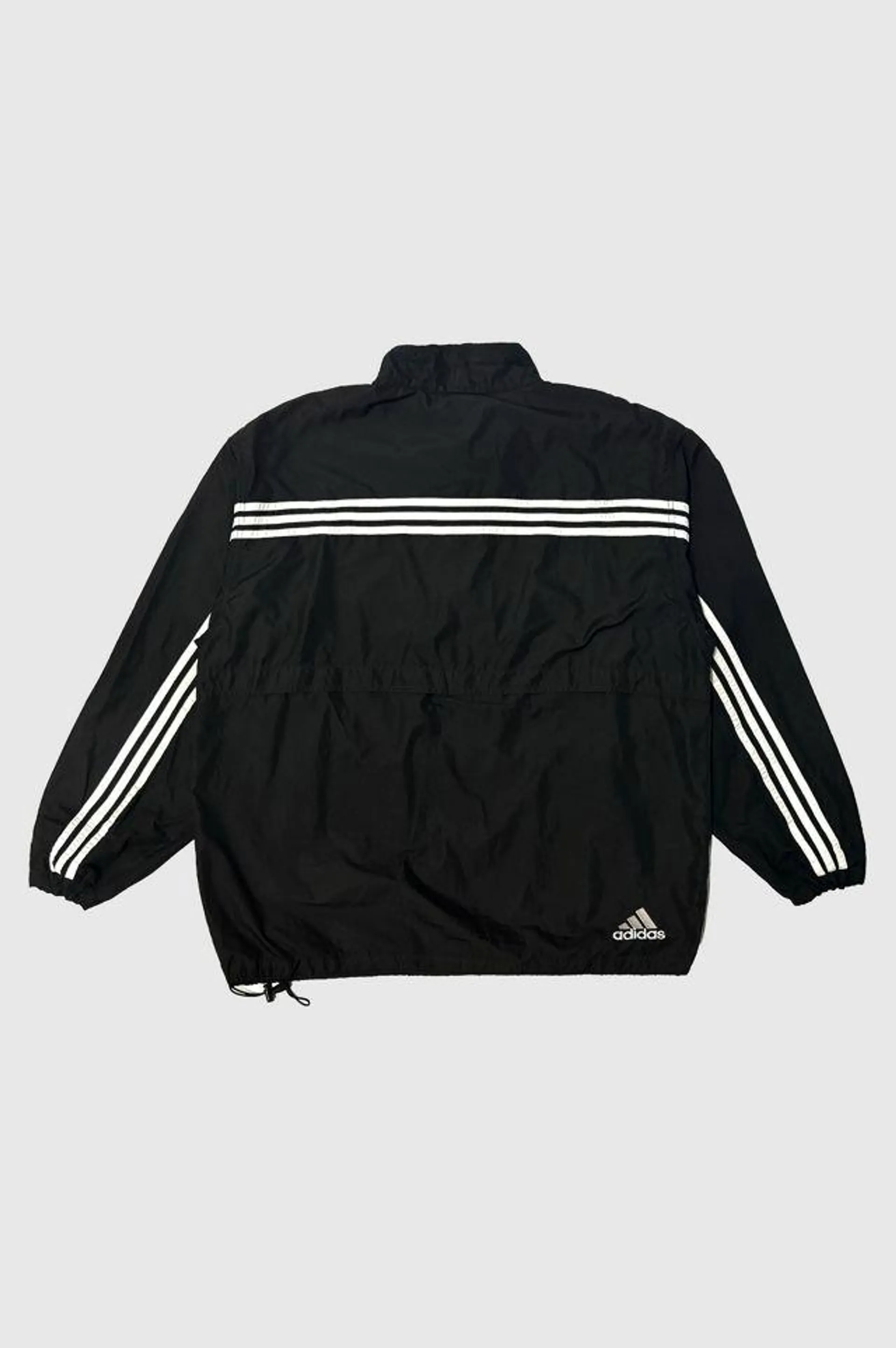 Vintage 1990’s Adidas Striped Pull Over Anorak Track Jacket