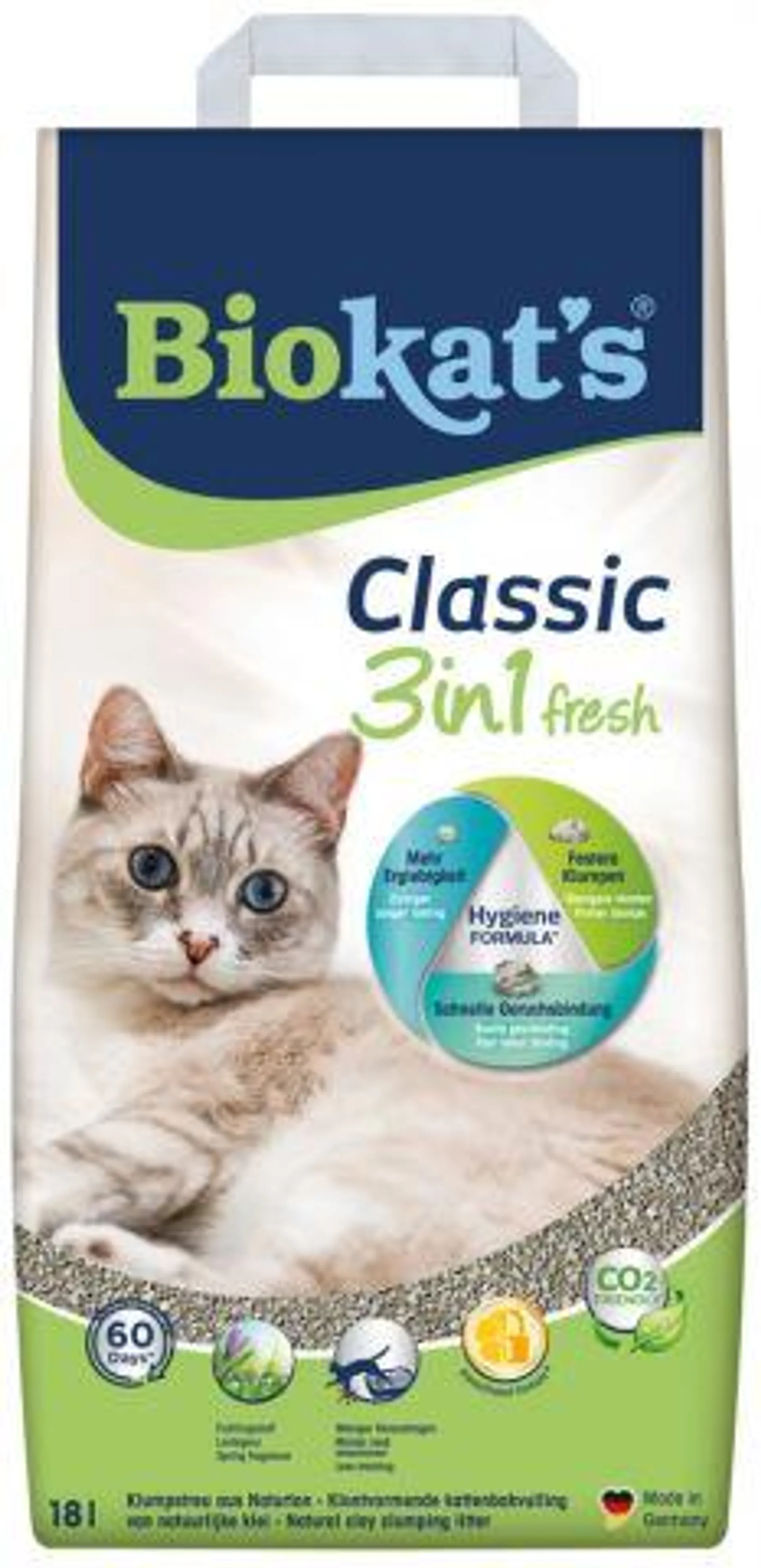 Biokat's Classic Fresh 3in1 - Kattenbakvulling - 18 L