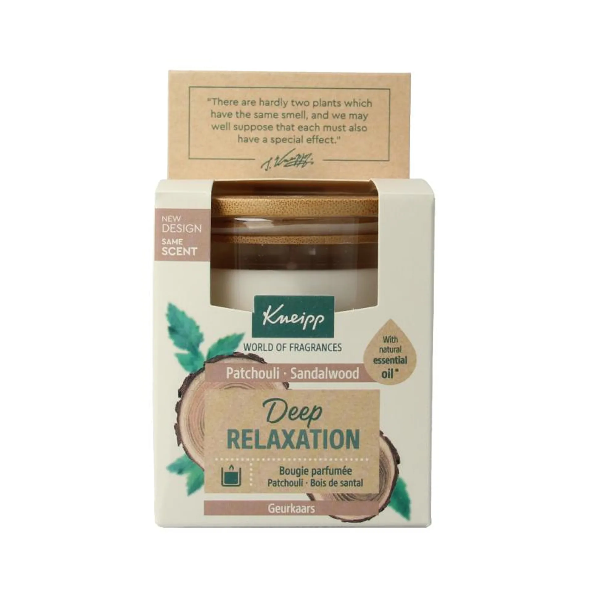 Kneipp Geurkaars sandelwood patchouli 145 gram