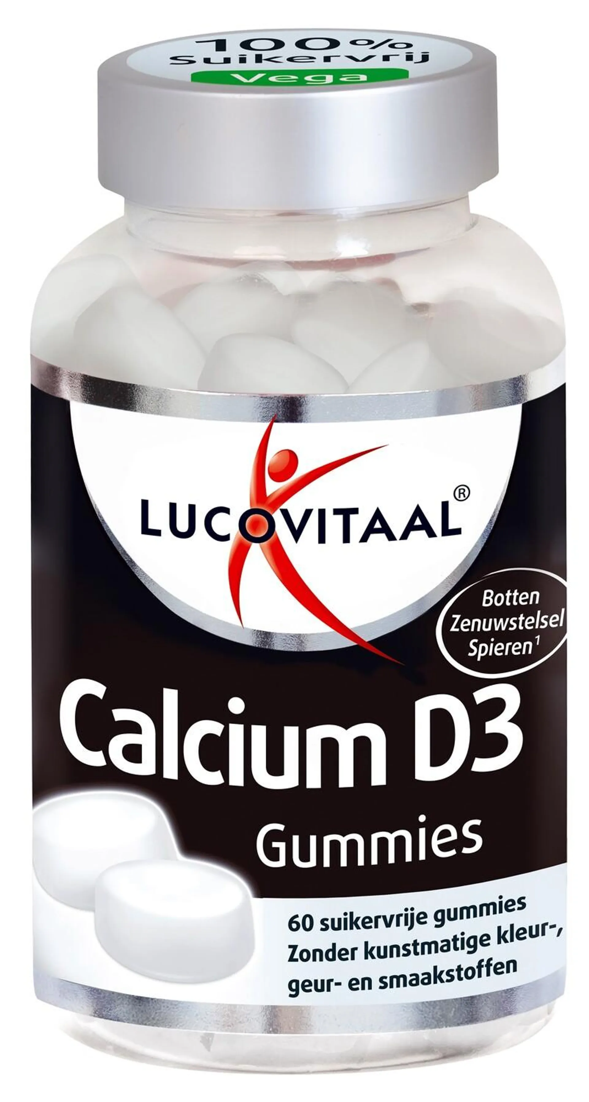 Lucovitaal Calcium D3 gum 60 tabletten