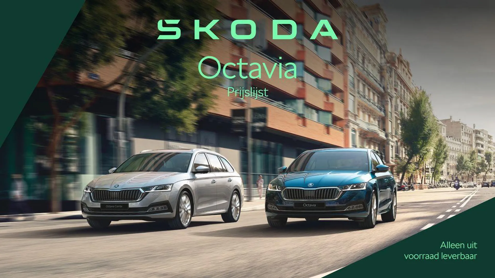 Škoda Octavia Combi prijslijst per 1 januari 2024 van 6 maart tot 6 maart 2025 - Folder pagina 1