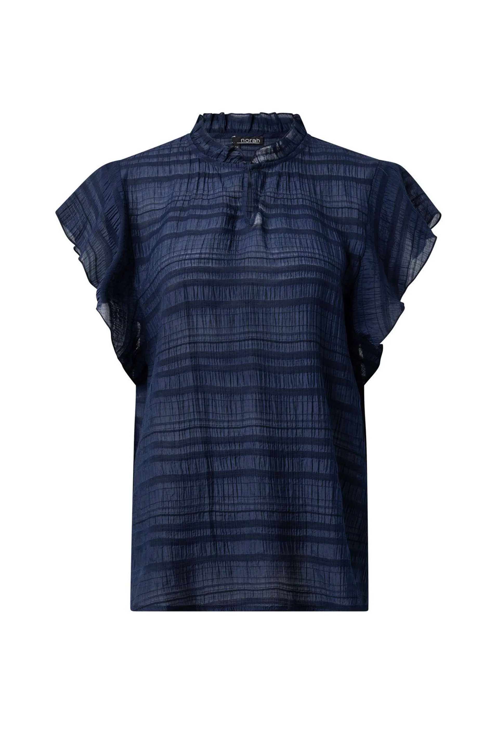 Donkerblauwe blouse
