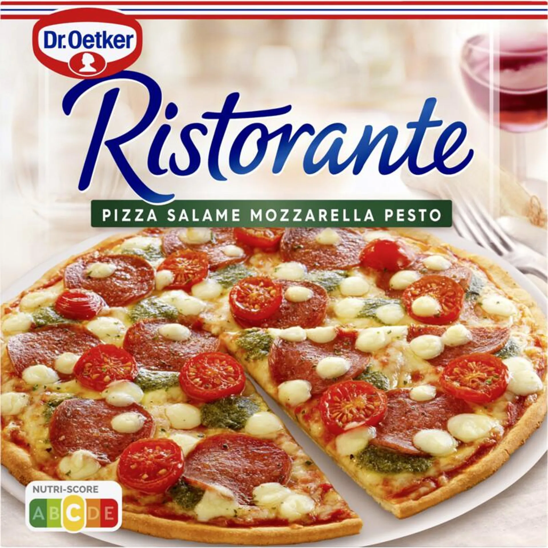 Dr. Oetker Ristorante pizza salami mozzarella pesto