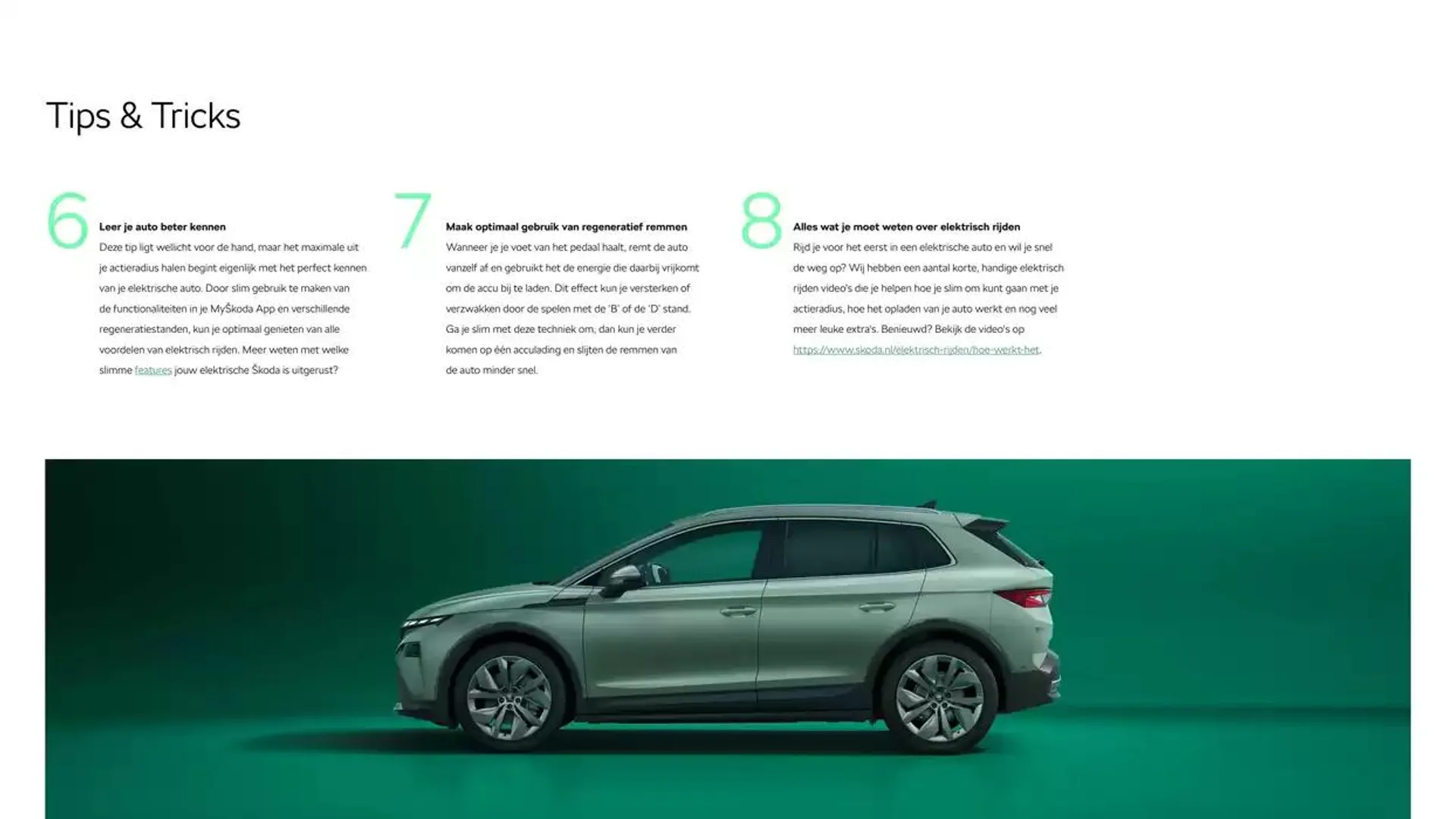 Škoda Elektrisch rijden brochure van 26 oktober tot 26 oktober 2025 - Folder pagina 10