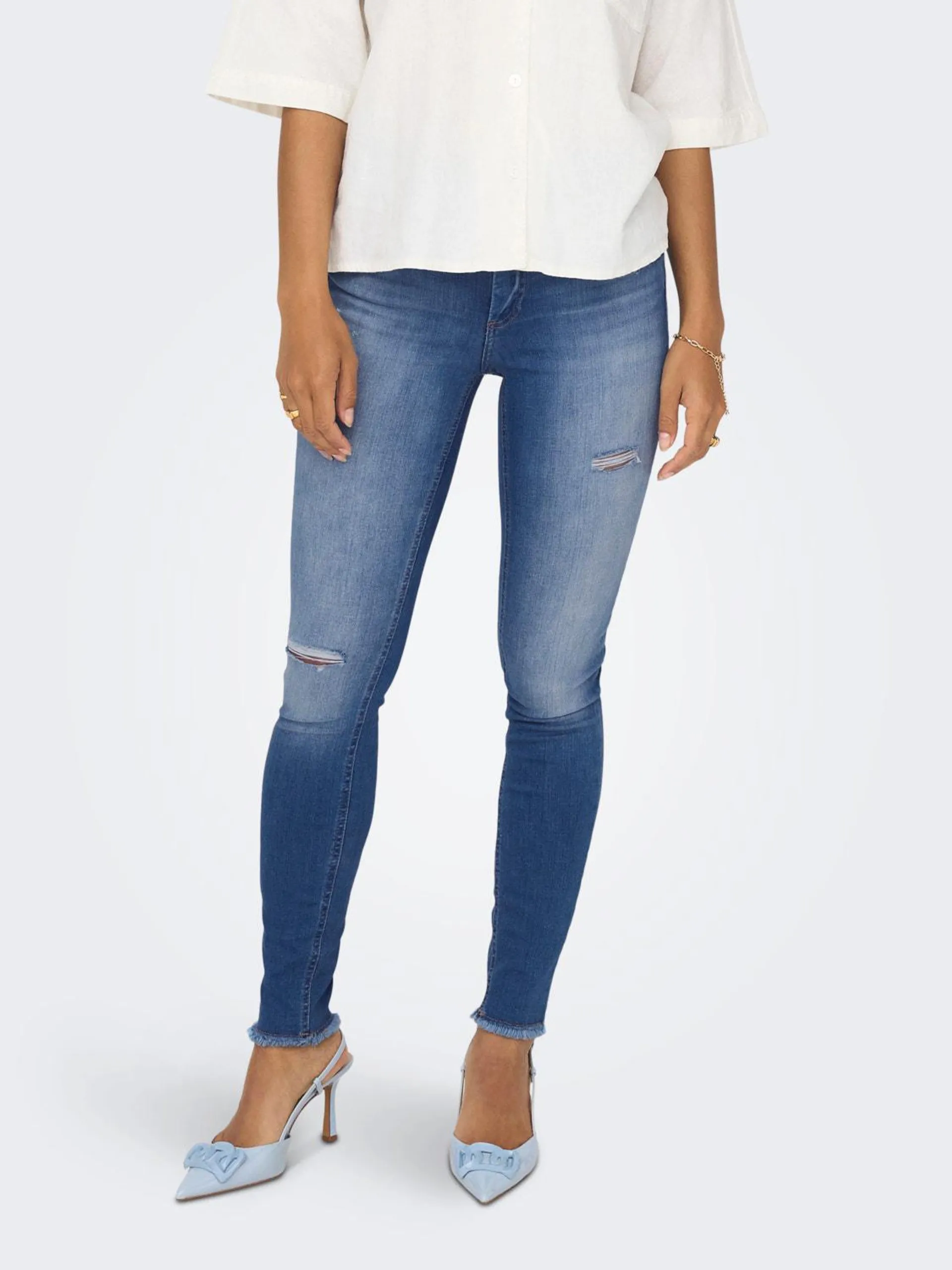 OnlBlush Mid ankle Skinny jeans