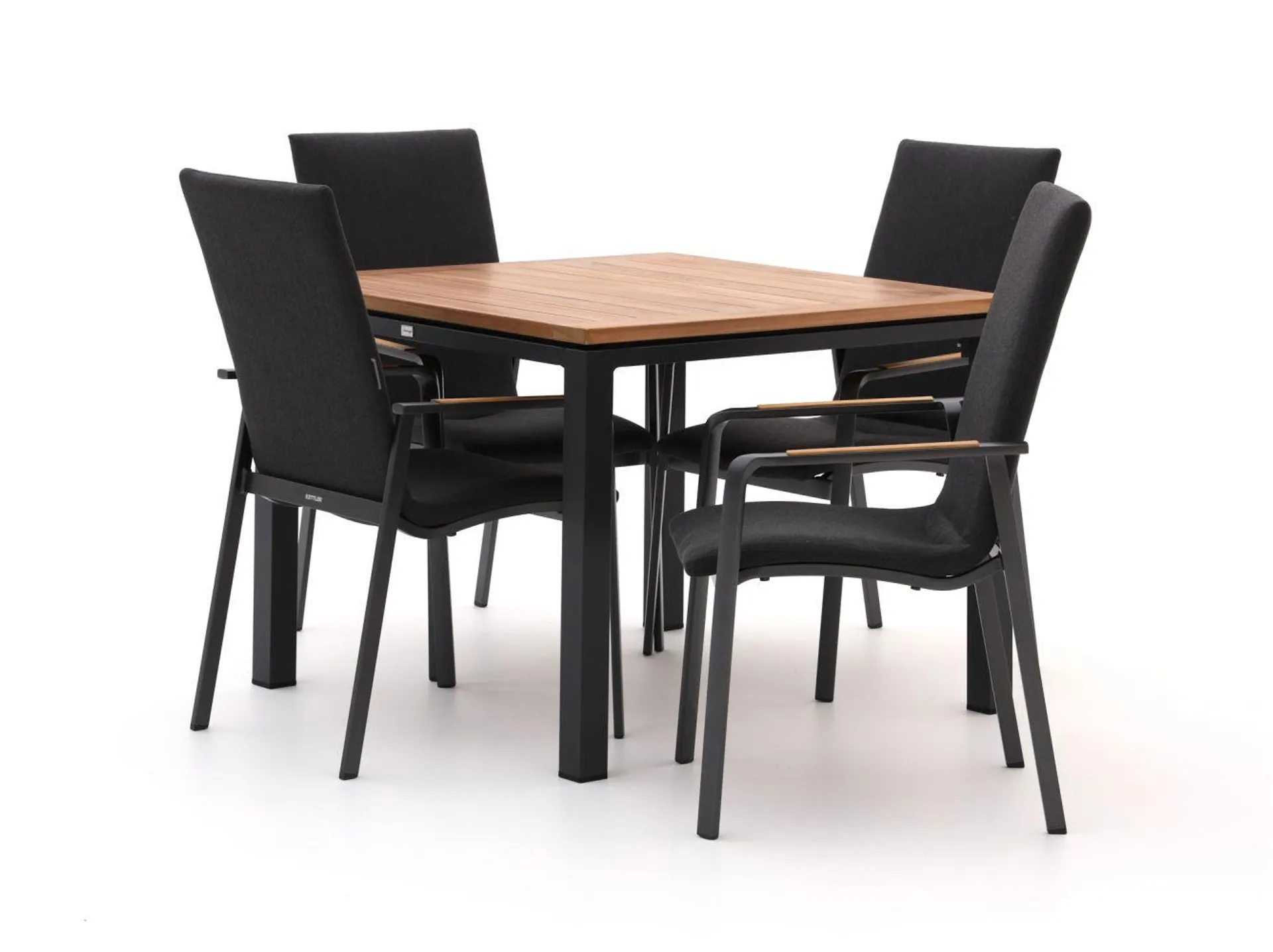 Kettler Diamond/Linosa 100cm dining tuinset 5-delig stapelbaar