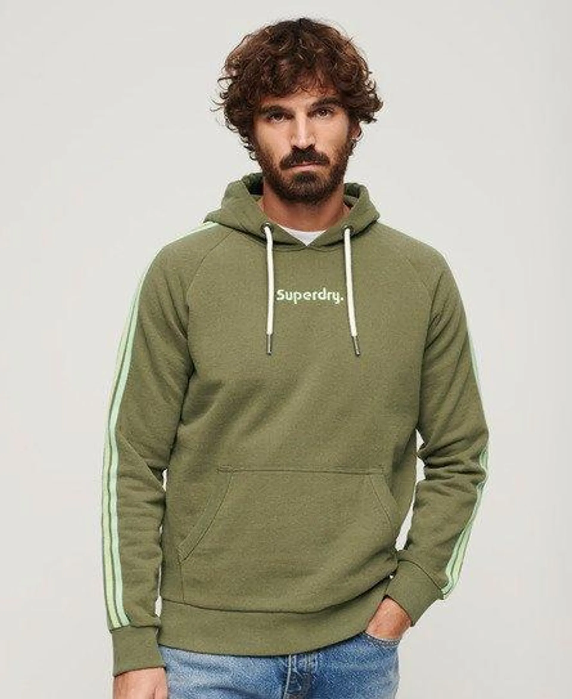 Gestreepte Terrain hoodie met logo