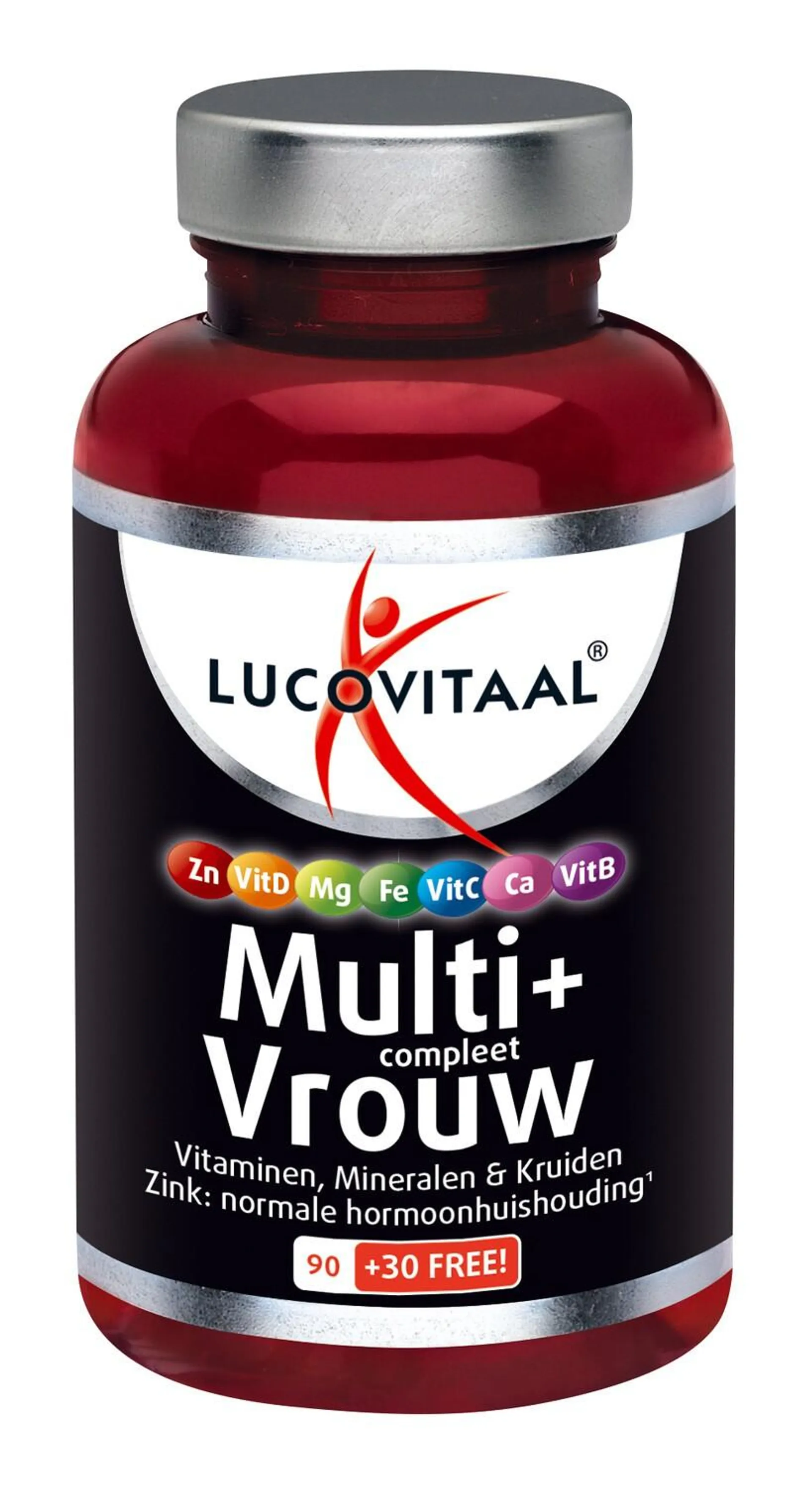 Lucovitaal Multi+ compleet vrouw 120 tabletten