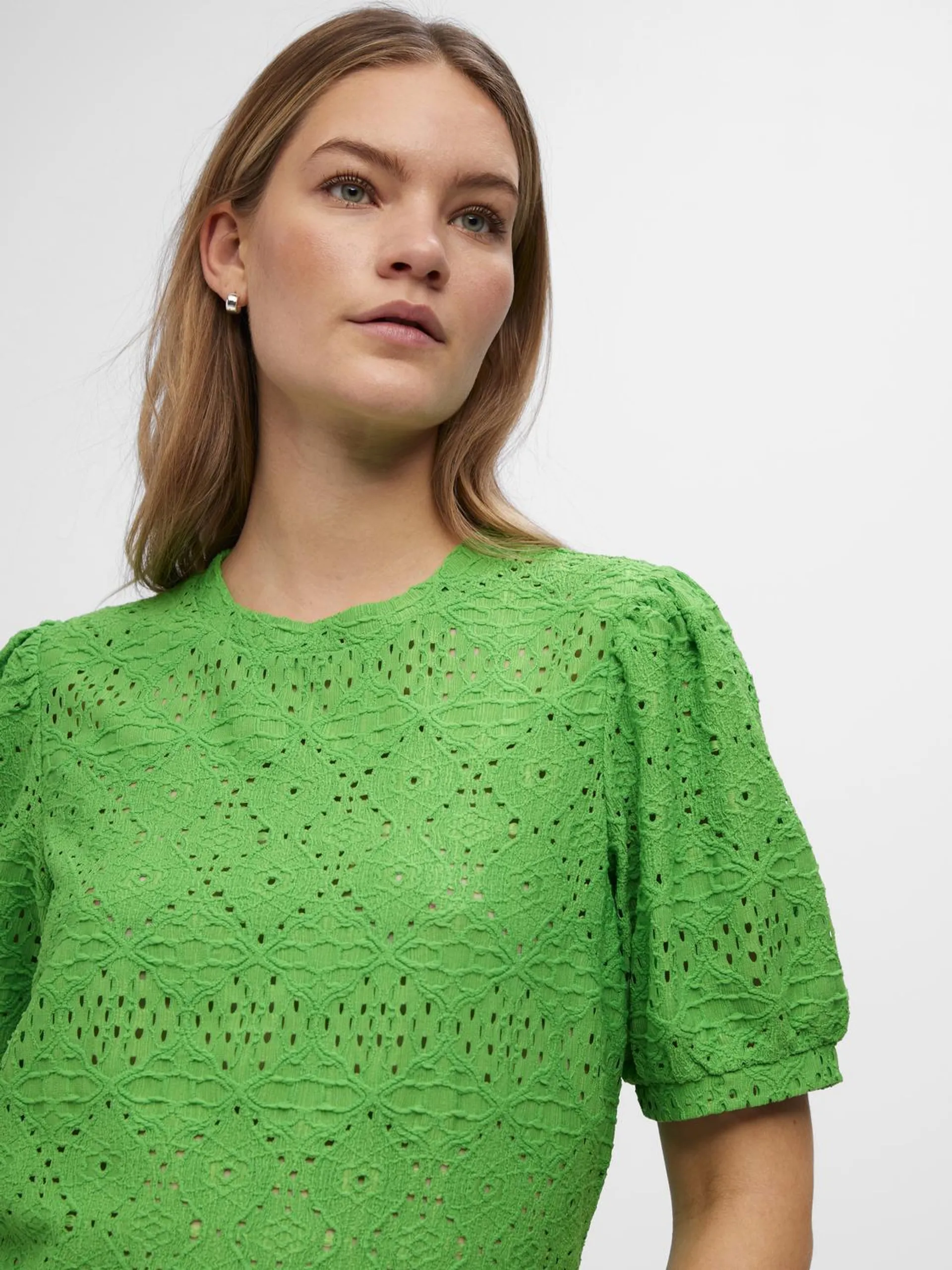 OBJFEODORA T-Shirts & Tops - Vibrant Green