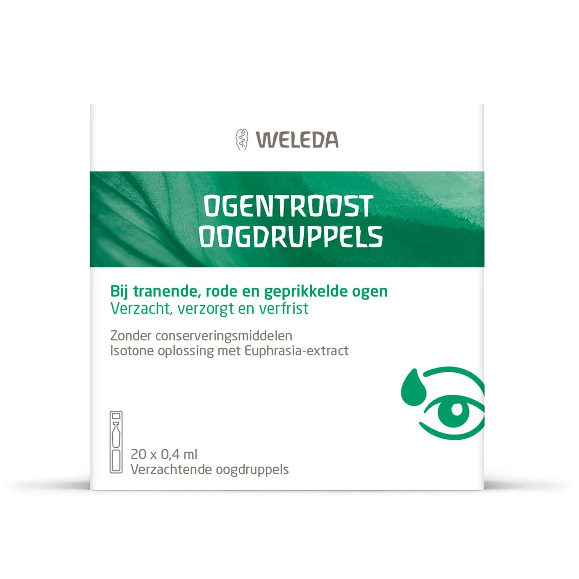 Weleda Ogentroost oogdruppels 0.4ml 20 ampullen