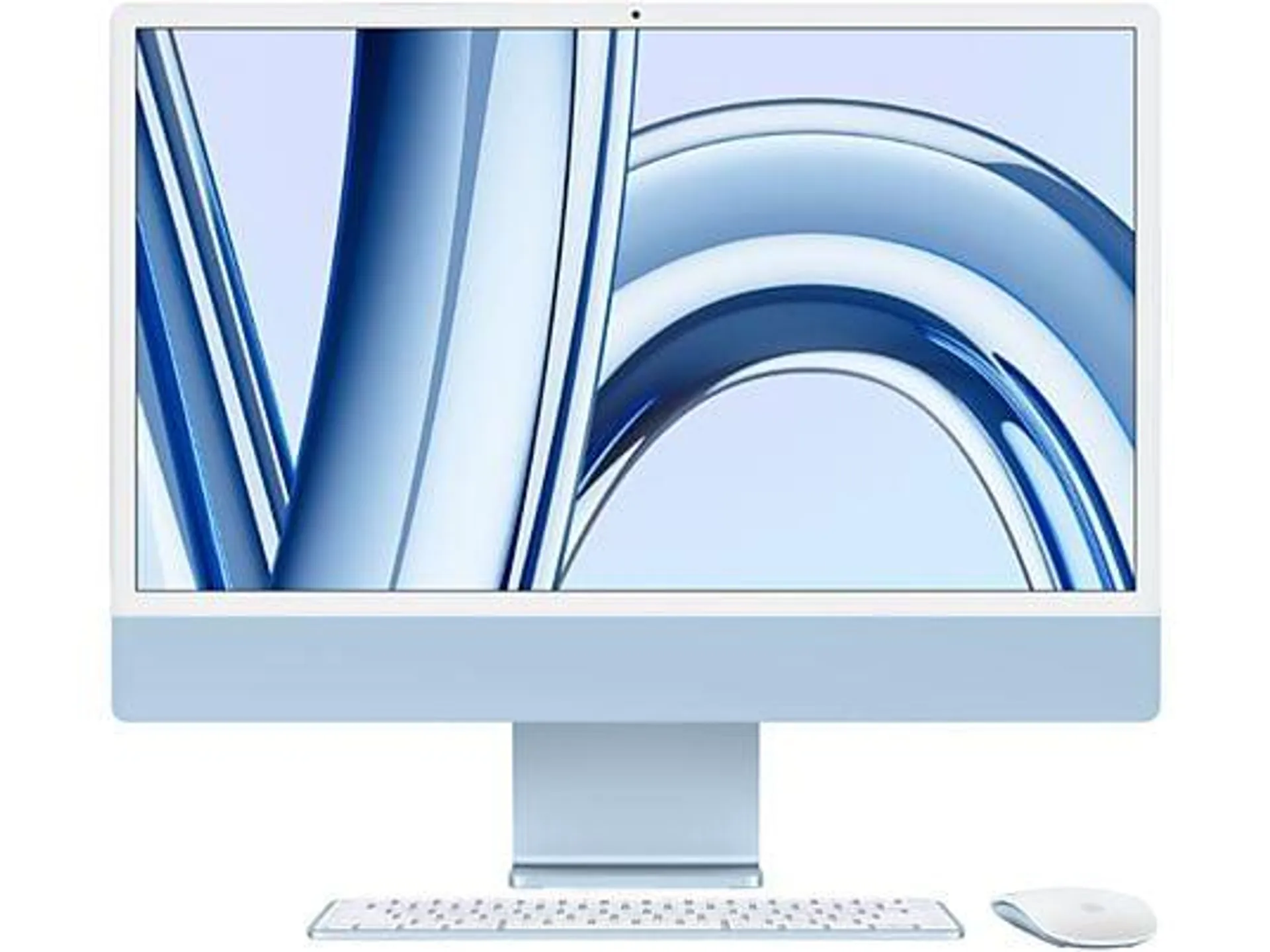 APPLE iMac 24-inch Blauw (M3) - 8-core CPU - 10-core GPU - 8GB - 256GB