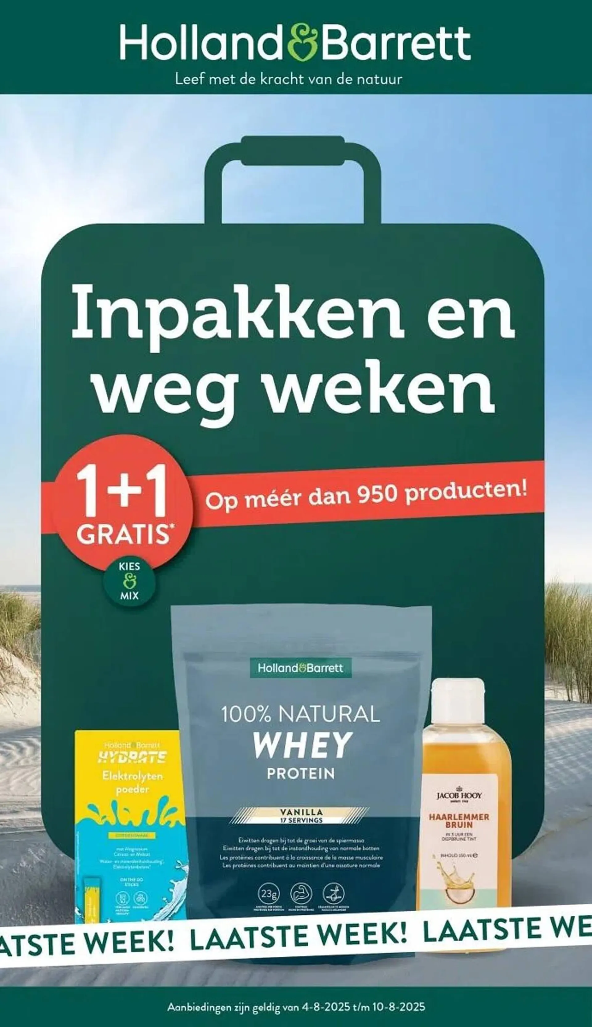 Holland & Barrett folder van 4 augustus tot 10 augustus 2025 - Folder pagina 1