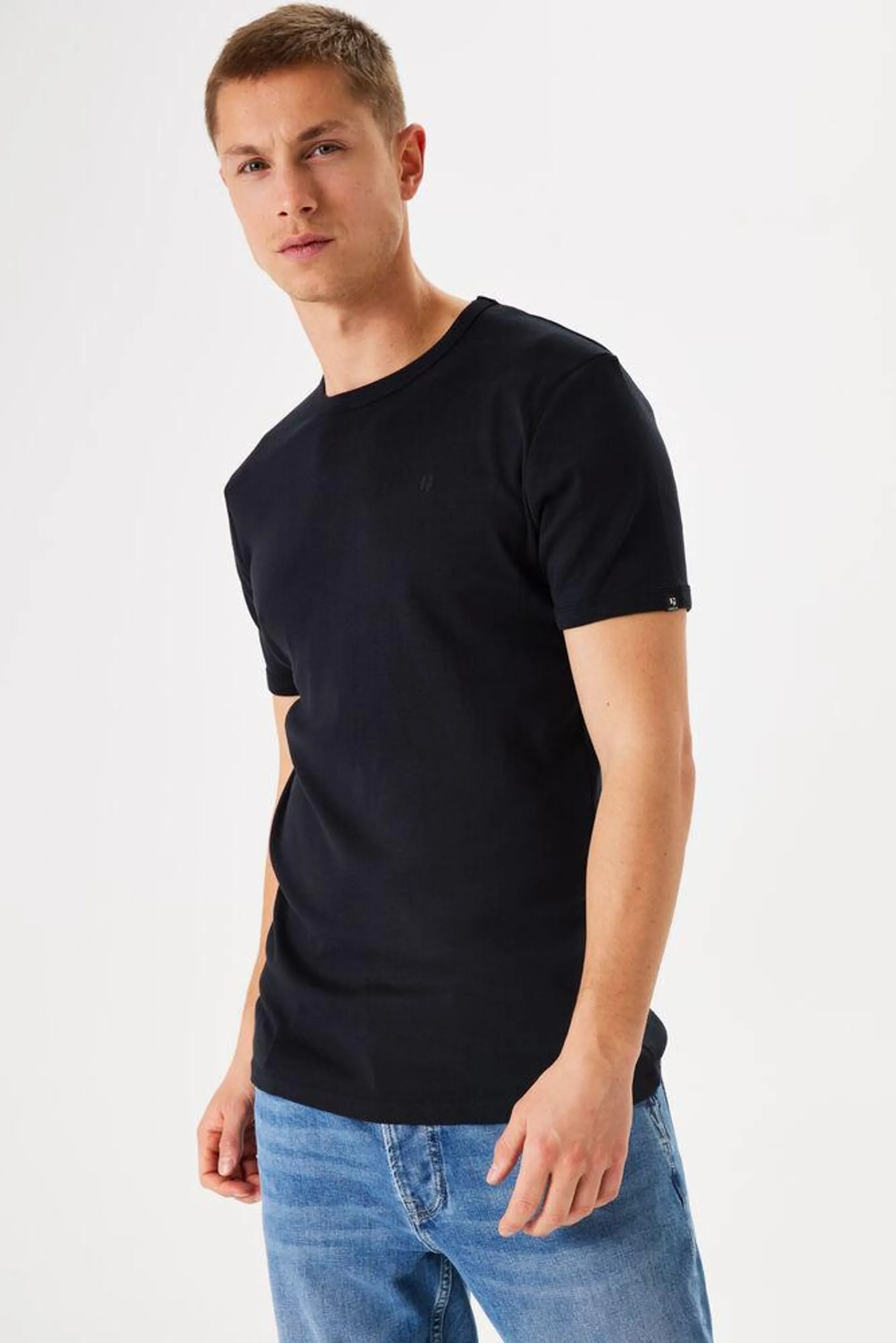 garcia basic t-shirt zwart