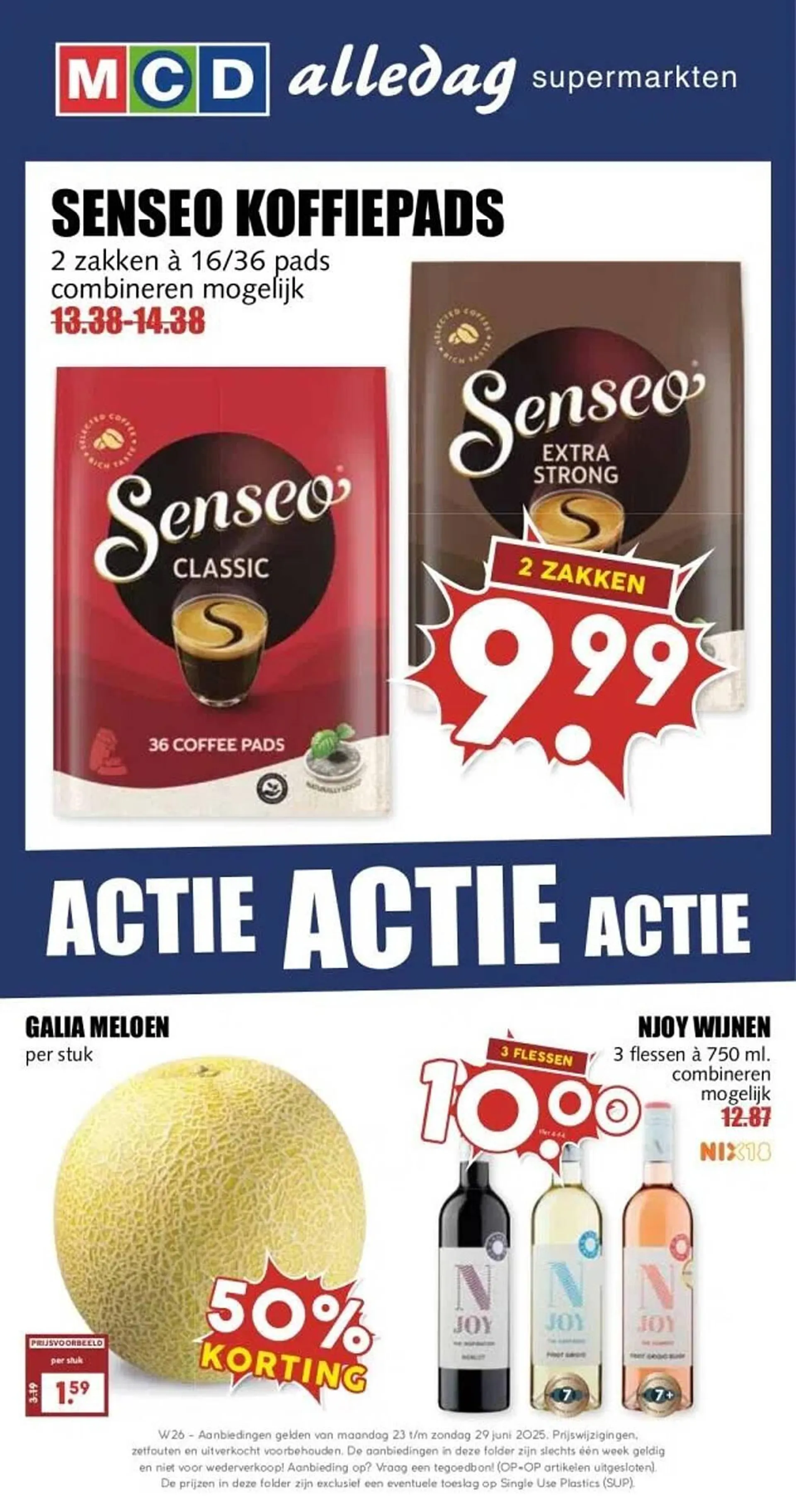 MCD Supermarkt folder van 23 juni tot 29 juni 2025 - Folder pagina 1