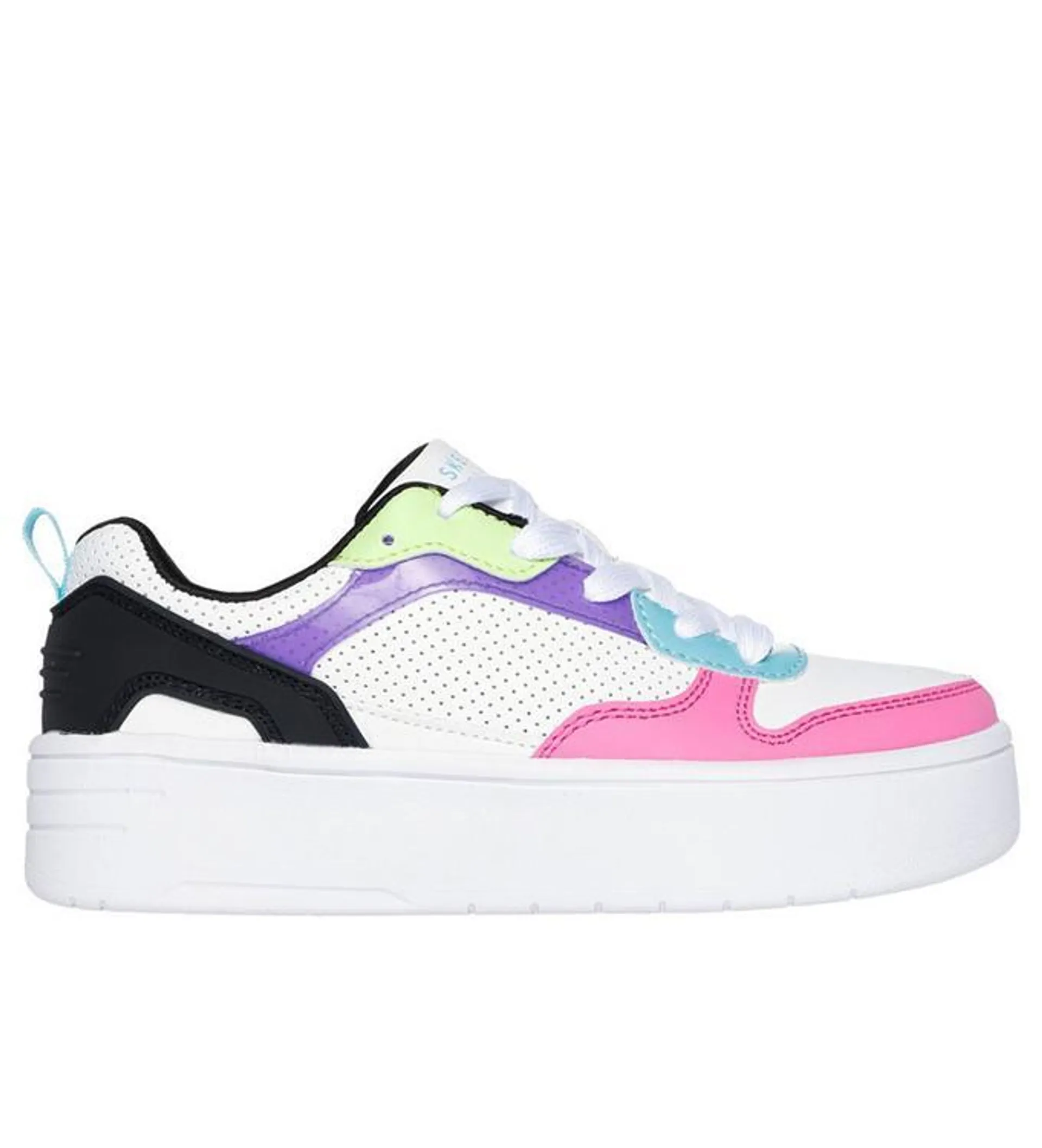 Skechers Girls Court High - Color Crush Sneakers