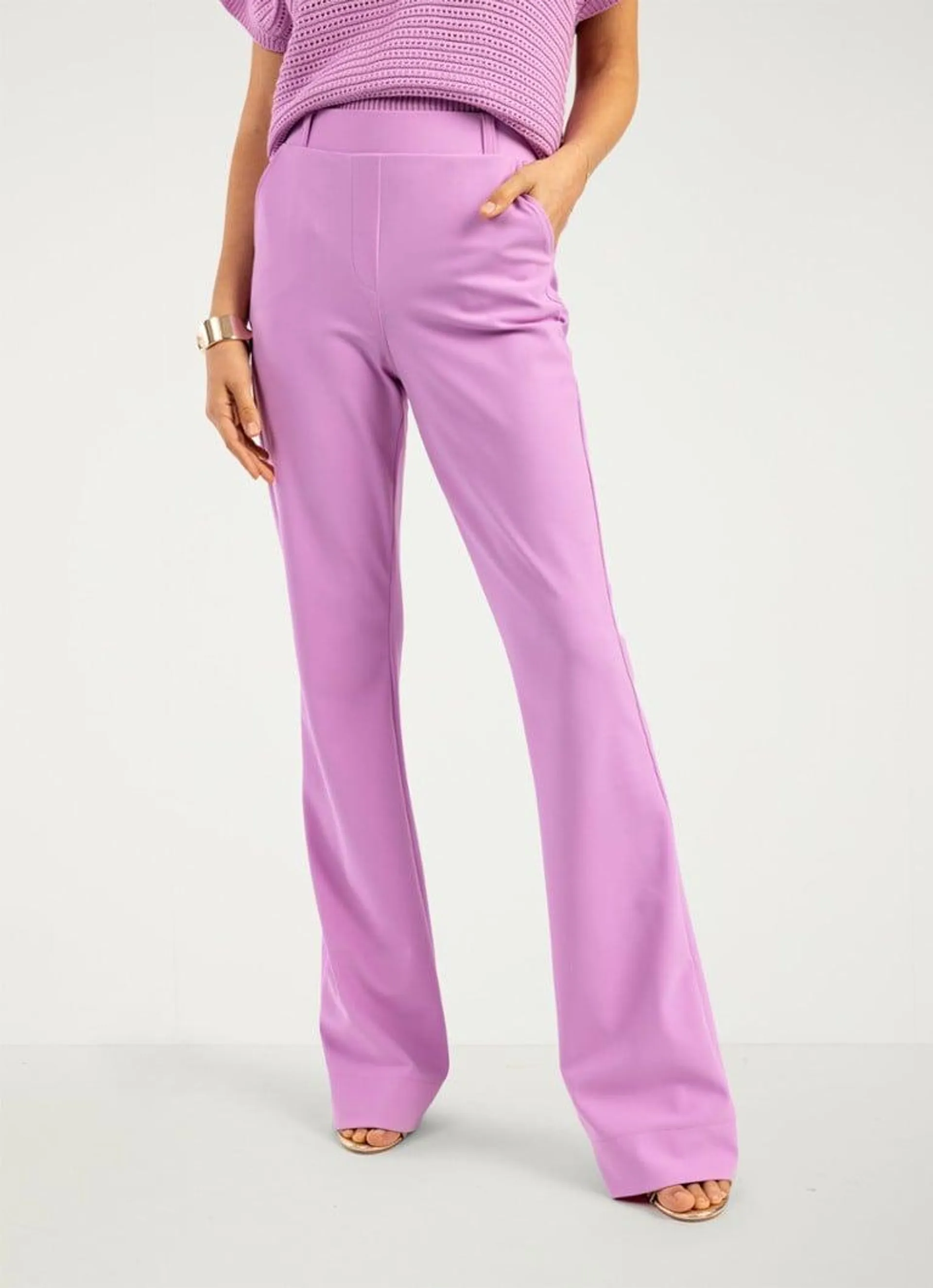 Flair high waist flared fit pantalon