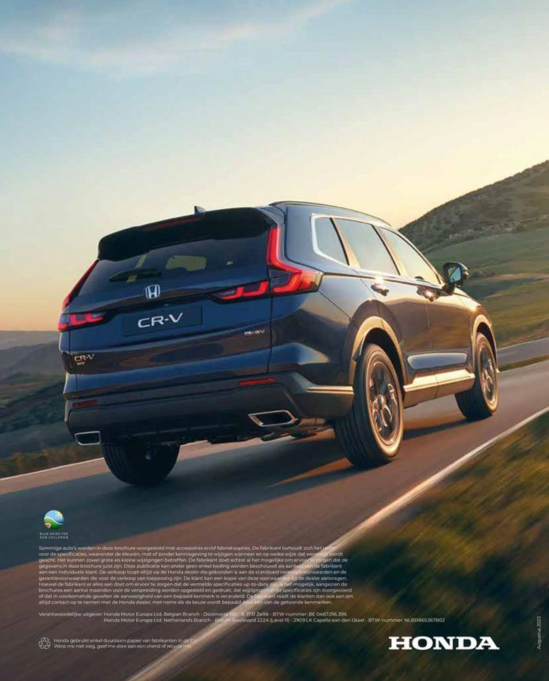 Honda CR-V e:HEV &amp; e:PHEV — Brochure van 28 juni tot 12 juli 2024 - Folder pagina 72