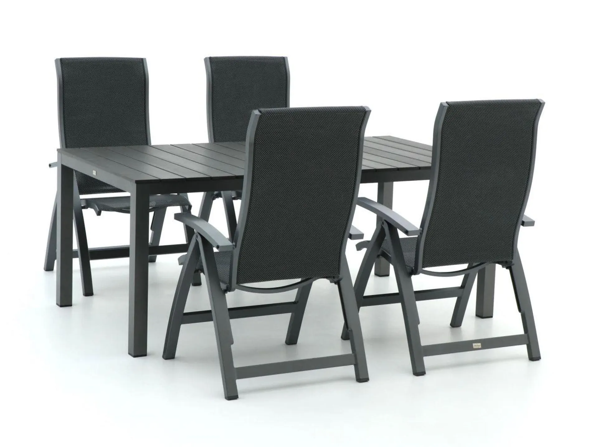 Bellagio Fermo/Fidenza 183cm dining tuinset 5-delig verstelbaar